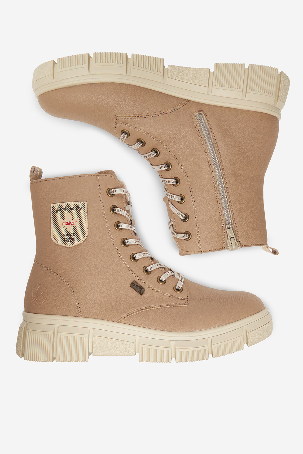 Kotníková obuv Béžová