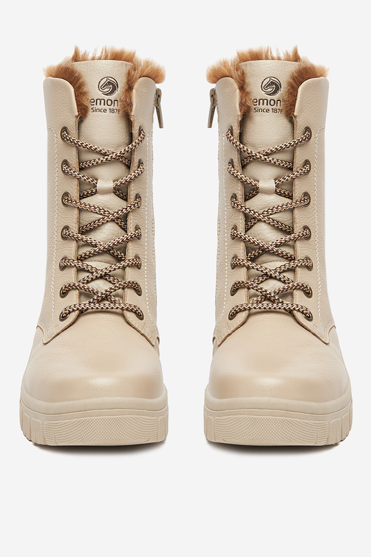 Kotníková obuv Béžová