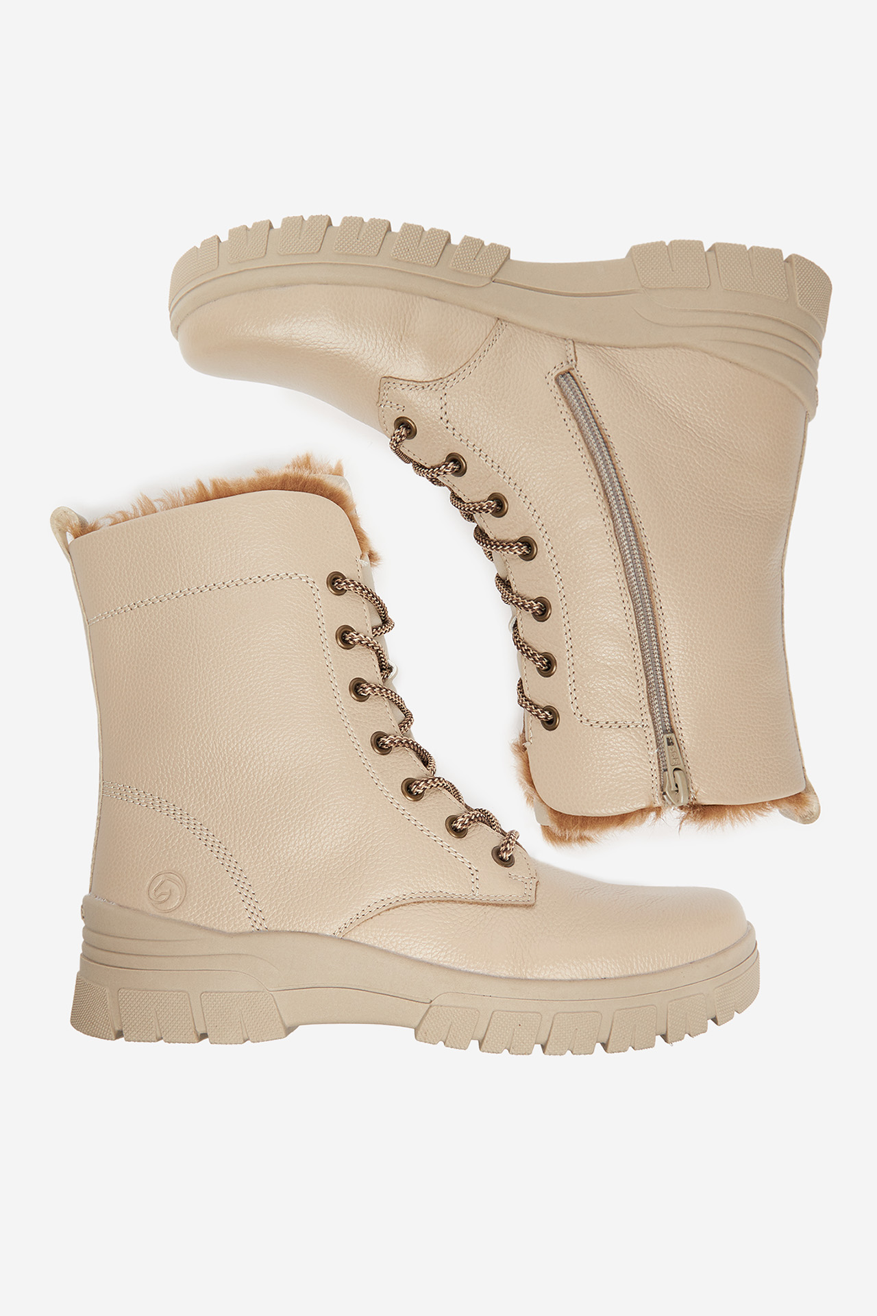 Kotníková obuv Béžová