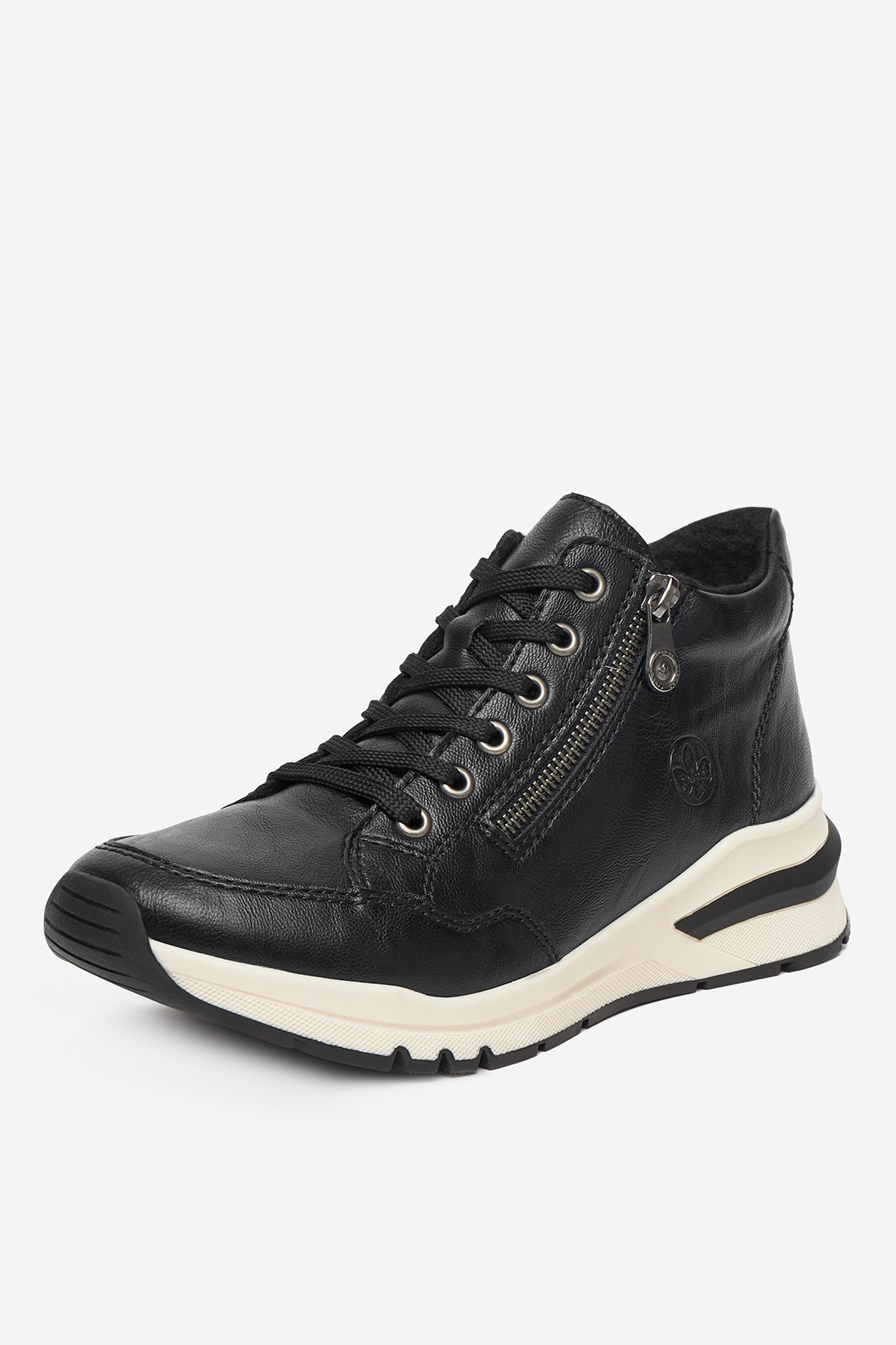 Šnurovacie topánky Čierna