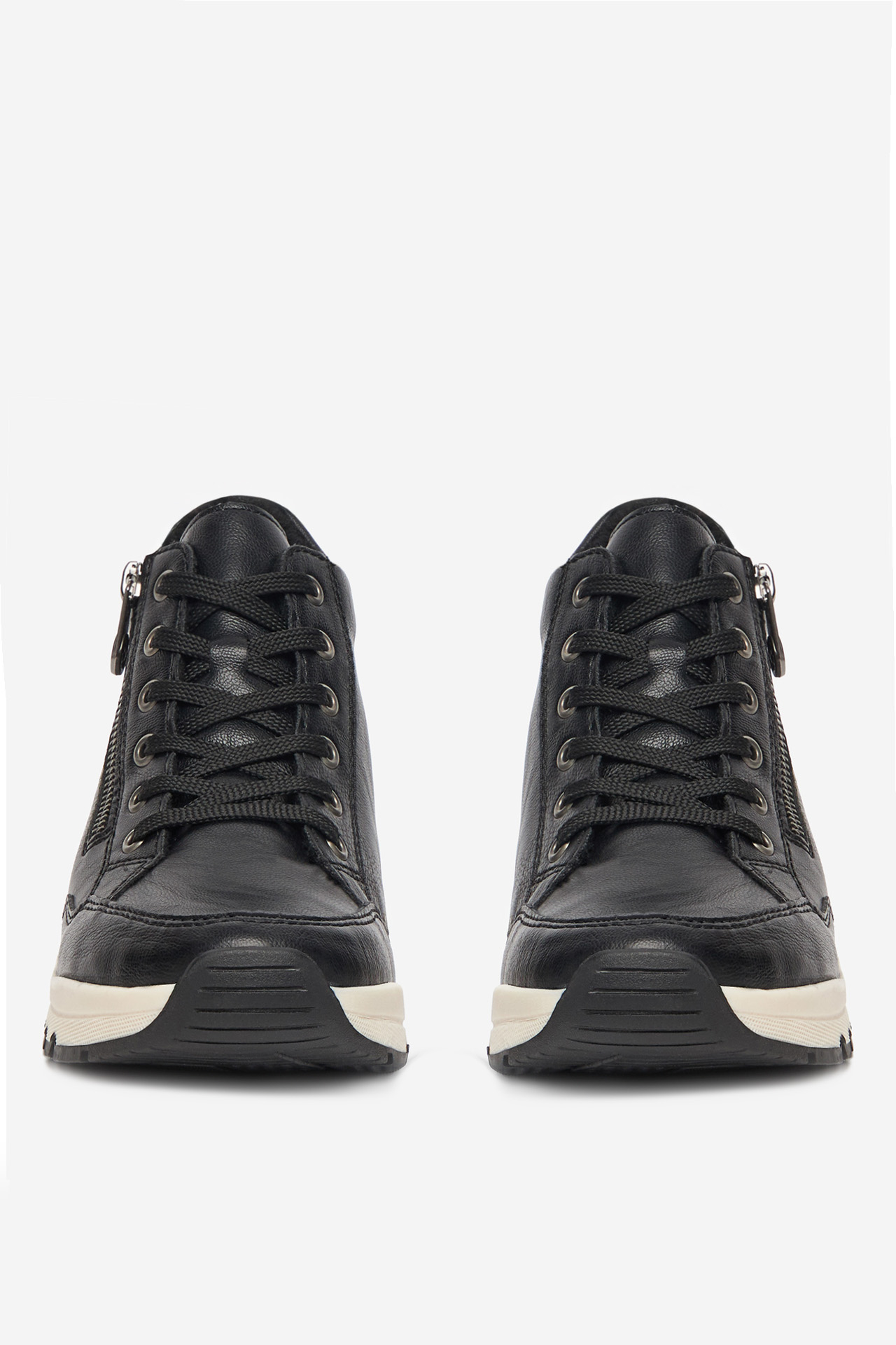 Šnurovacie topánky Čierna