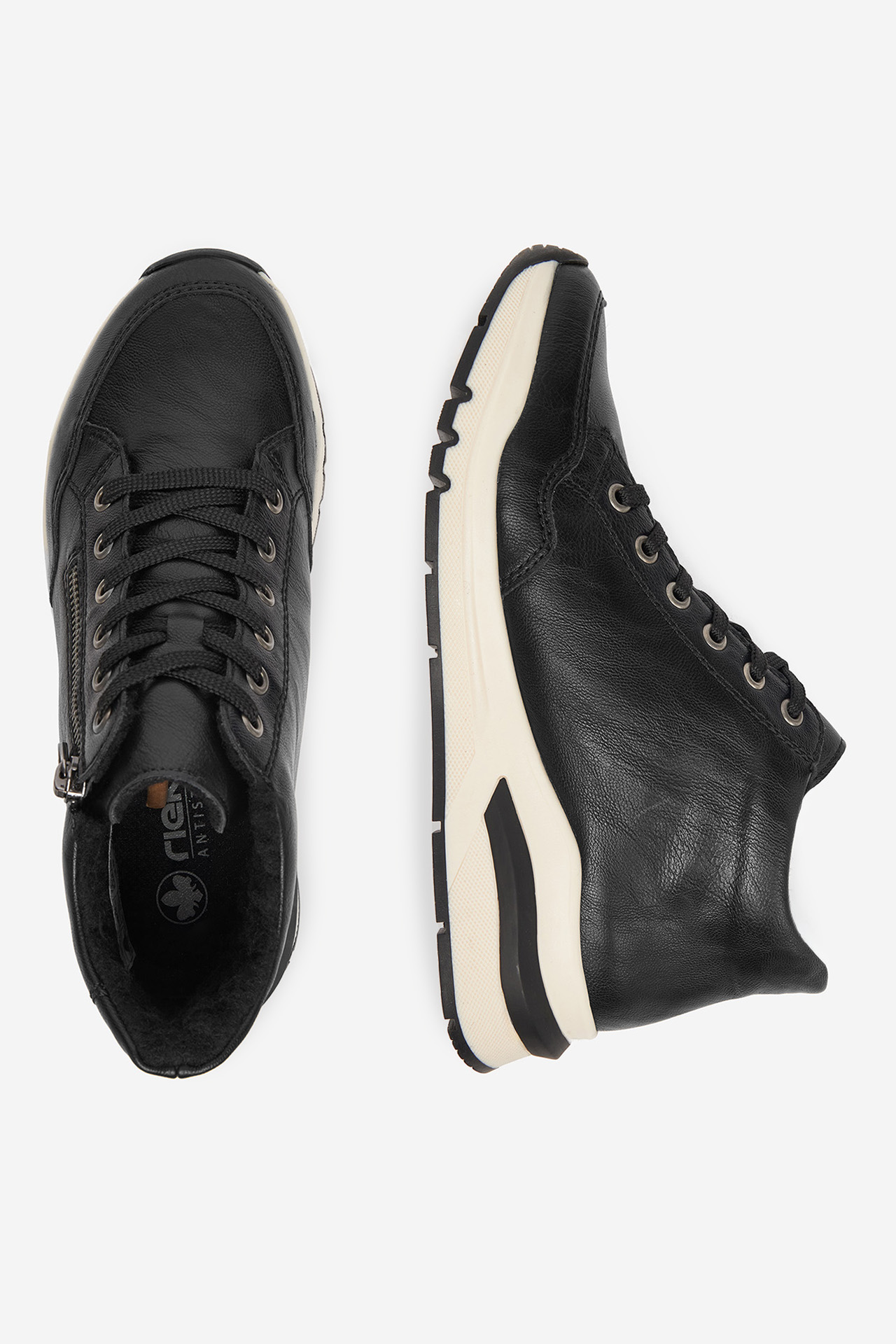 Šnurovacie topánky Čierna