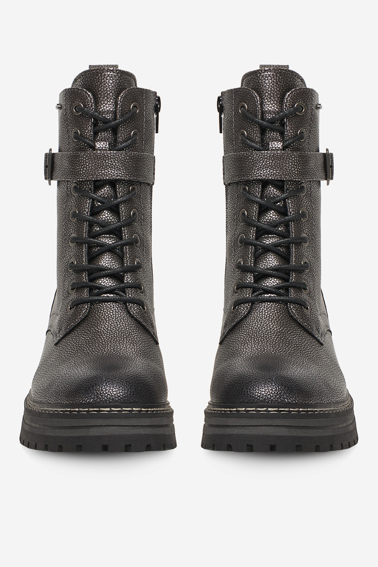 Šnurovacie topánky Šedá