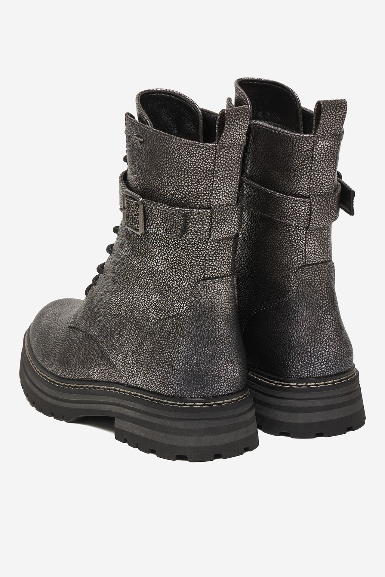 Šnurovacie topánky Šedá