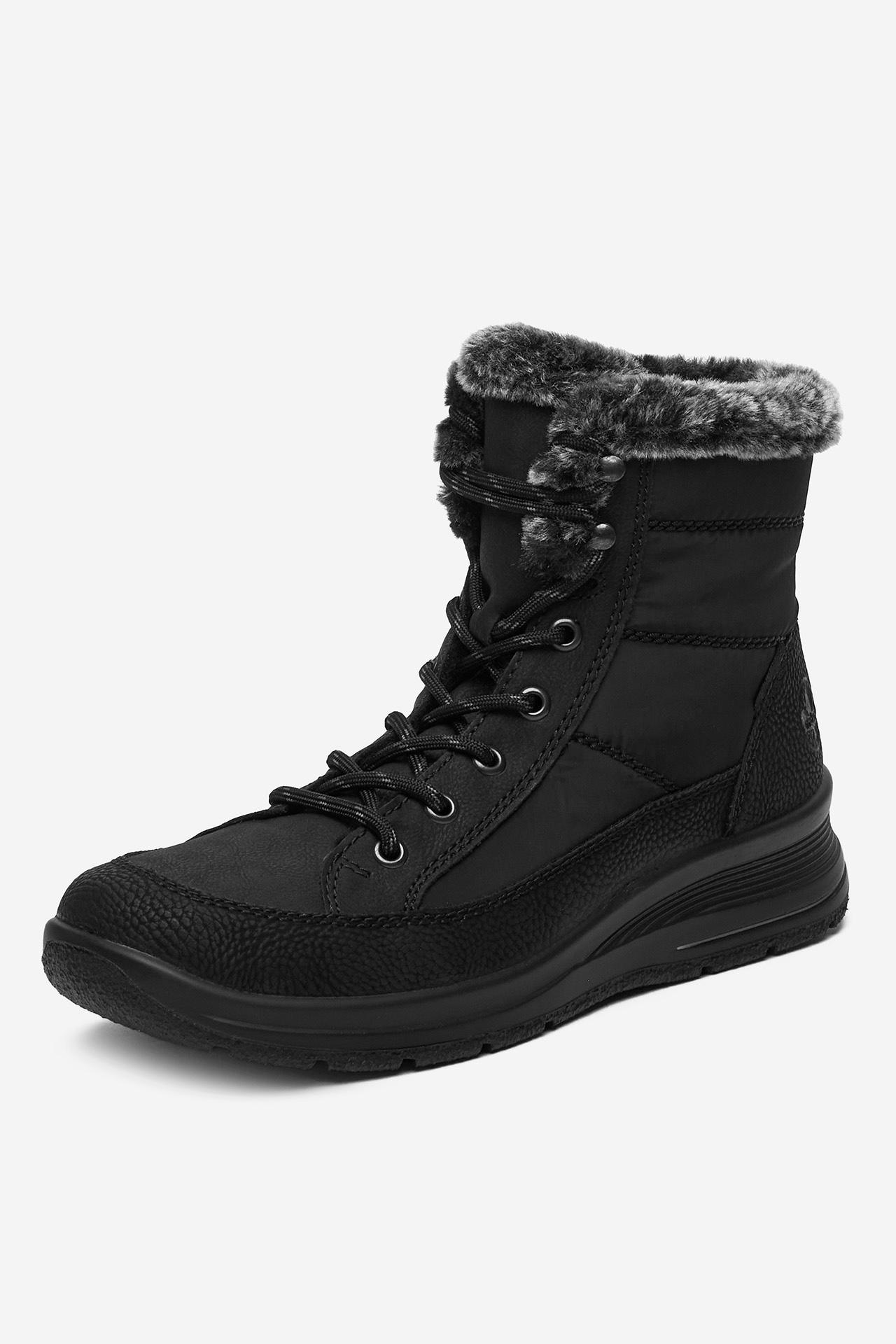 Šnurovacie topánky Čierna