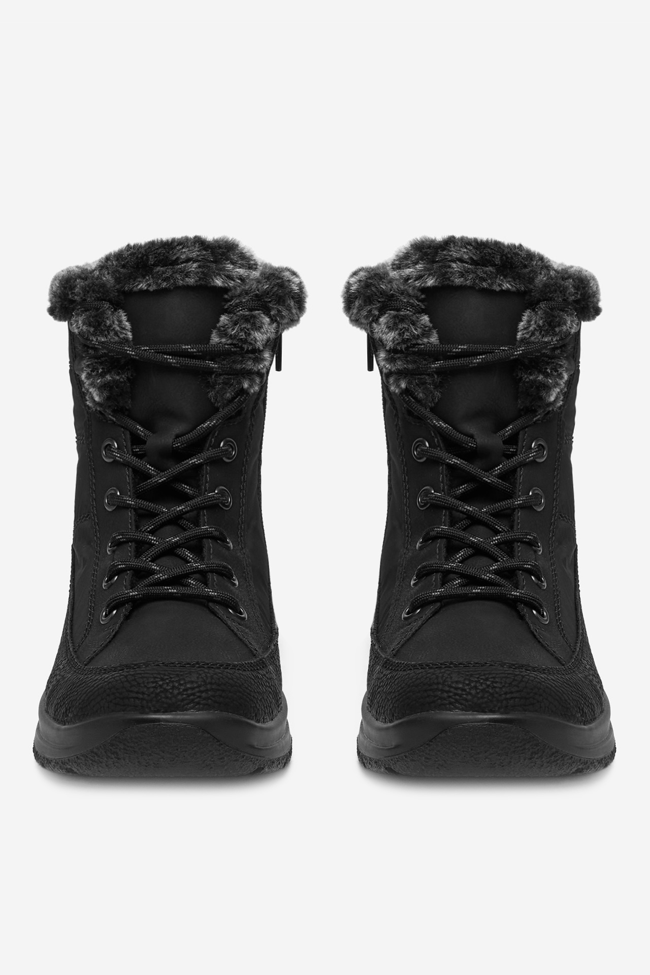 Šnurovacie topánky Čierna