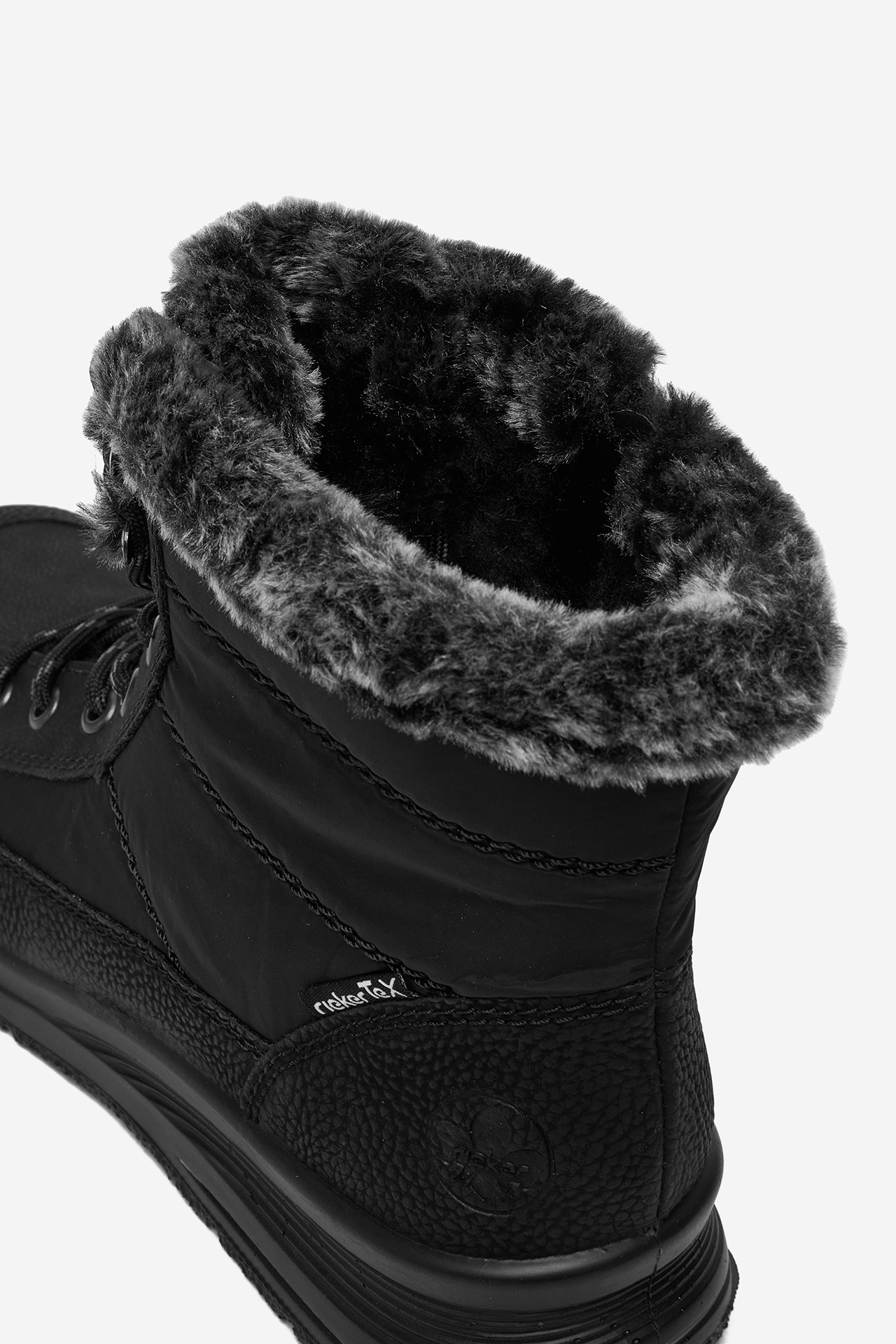 Šnurovacie topánky Čierna