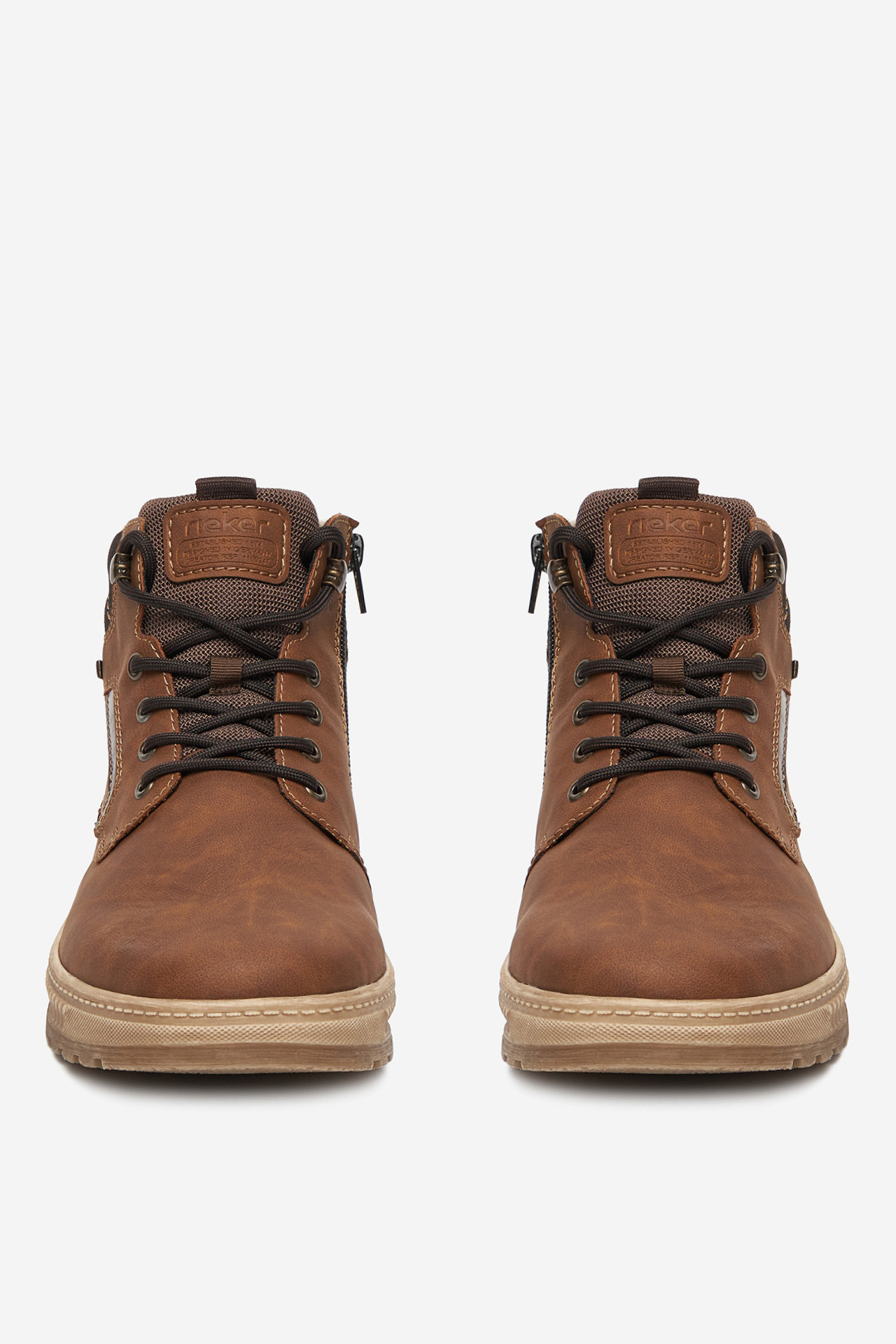 Šnurovacie topánky Hnedá