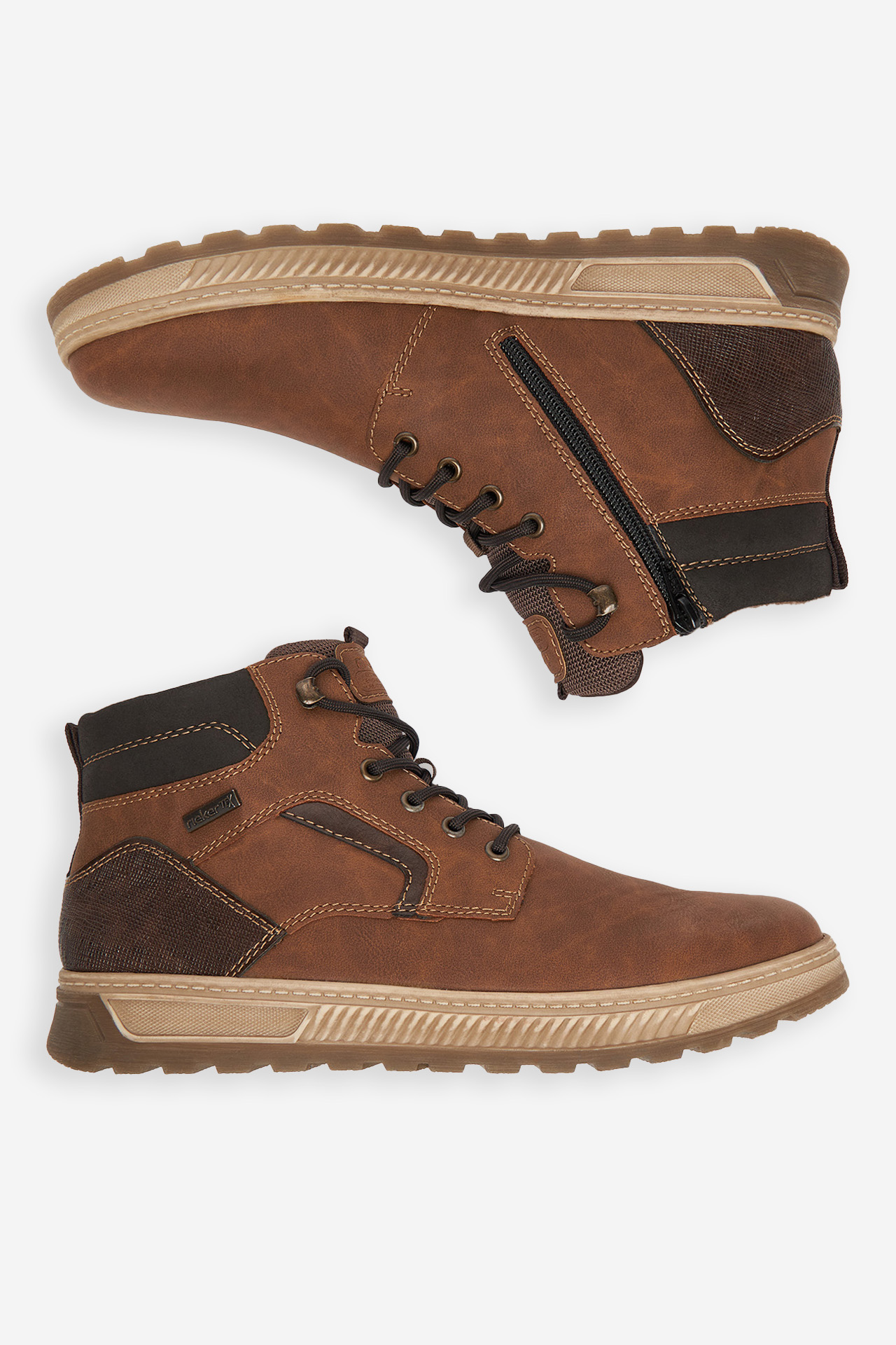 Šnurovacie topánky Hnedá