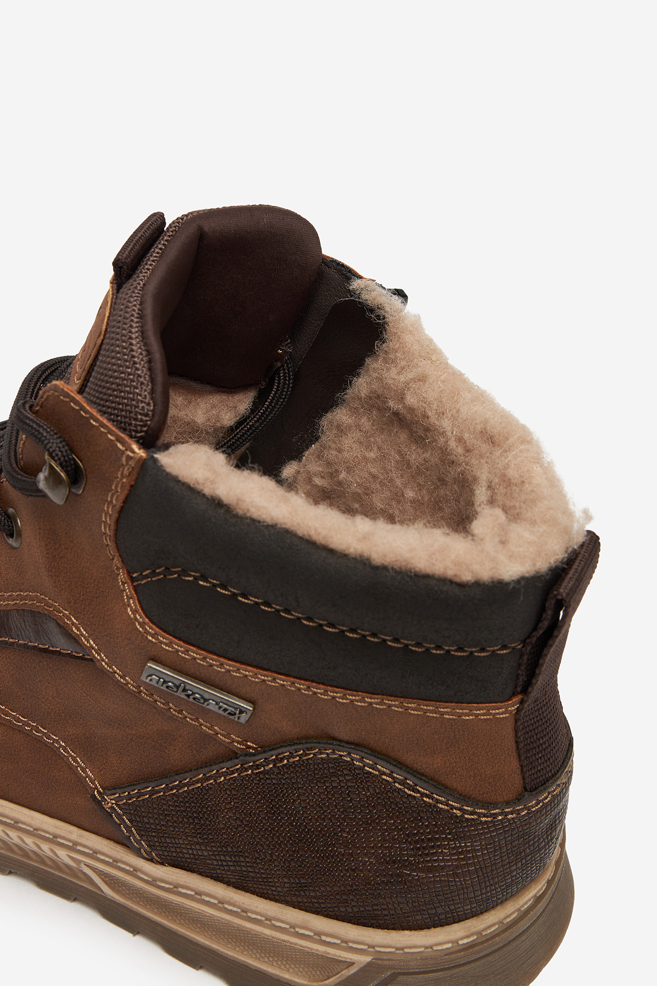 Šnurovacie topánky Hnedá