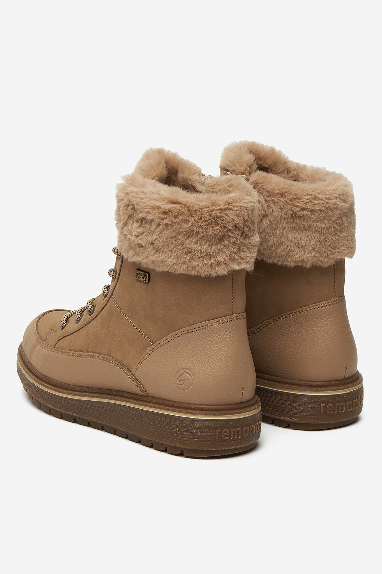 Šnurovacie topánky Béžová