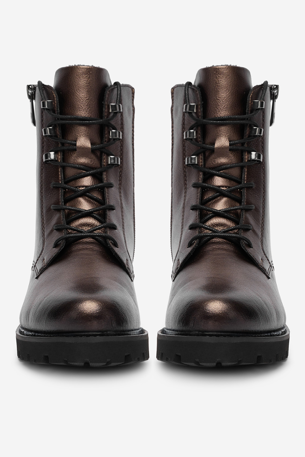 Kotníková obuv Hnědá