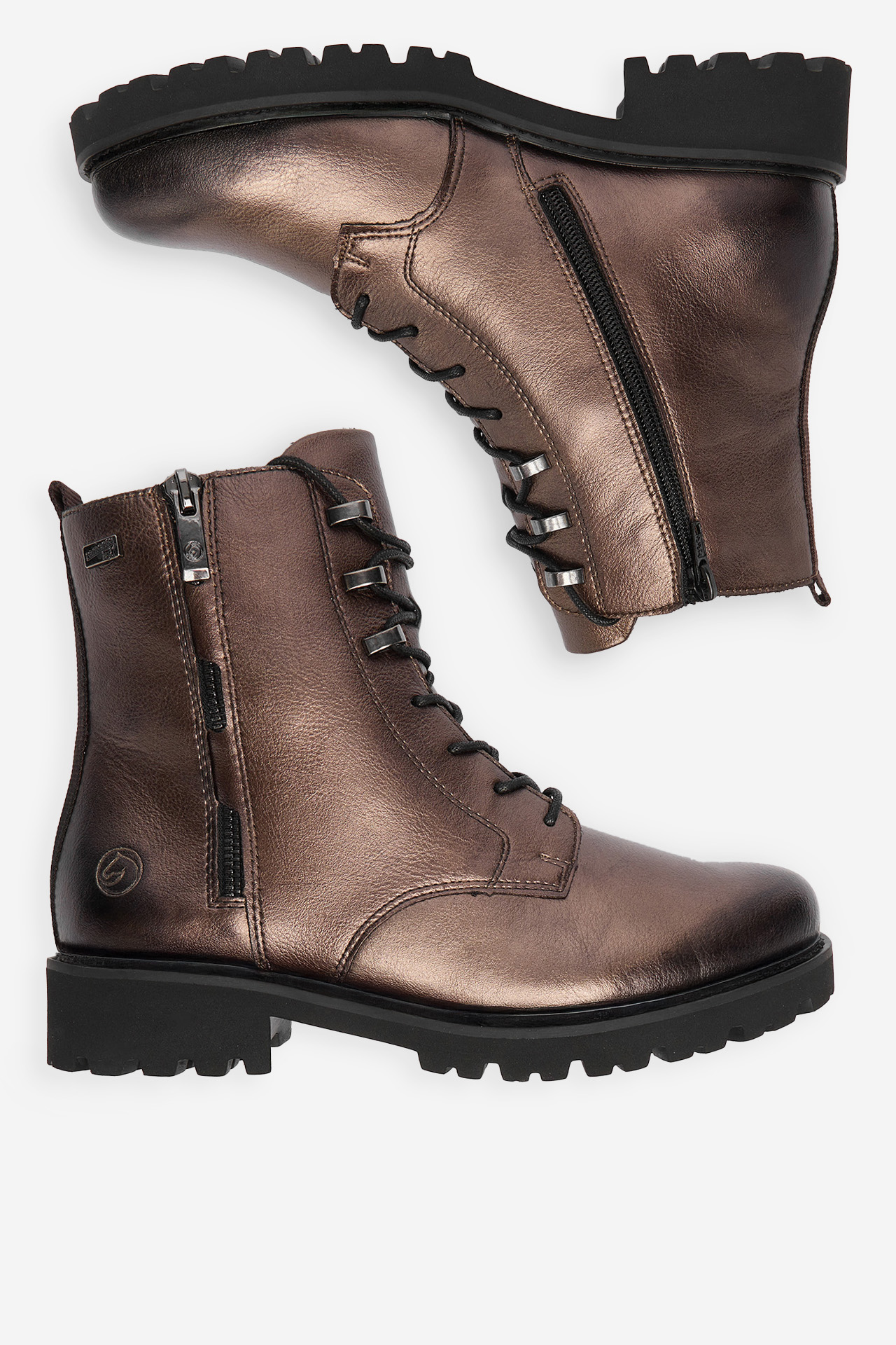 Kotníková obuv Hnědá