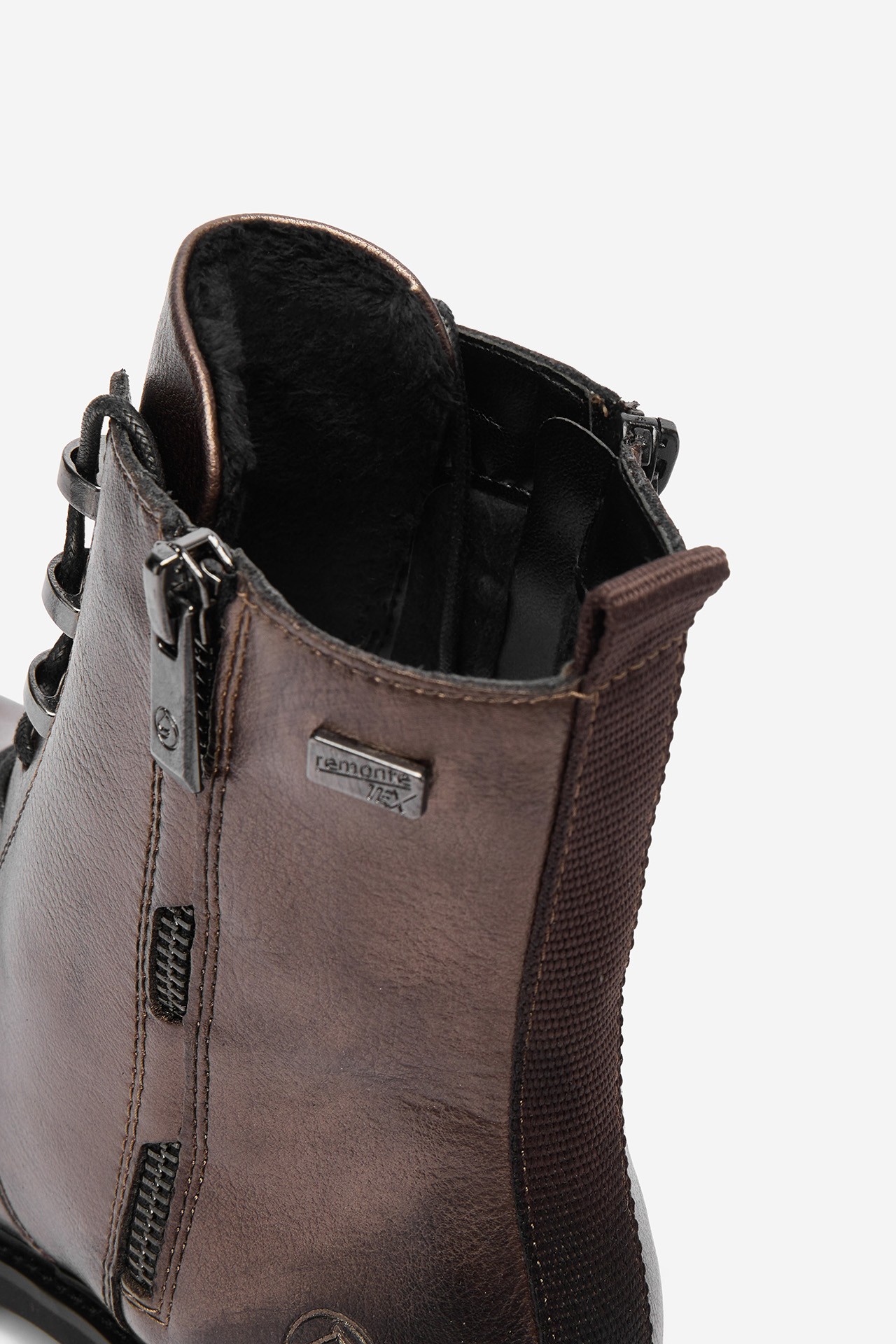 Kotníková obuv Hnědá