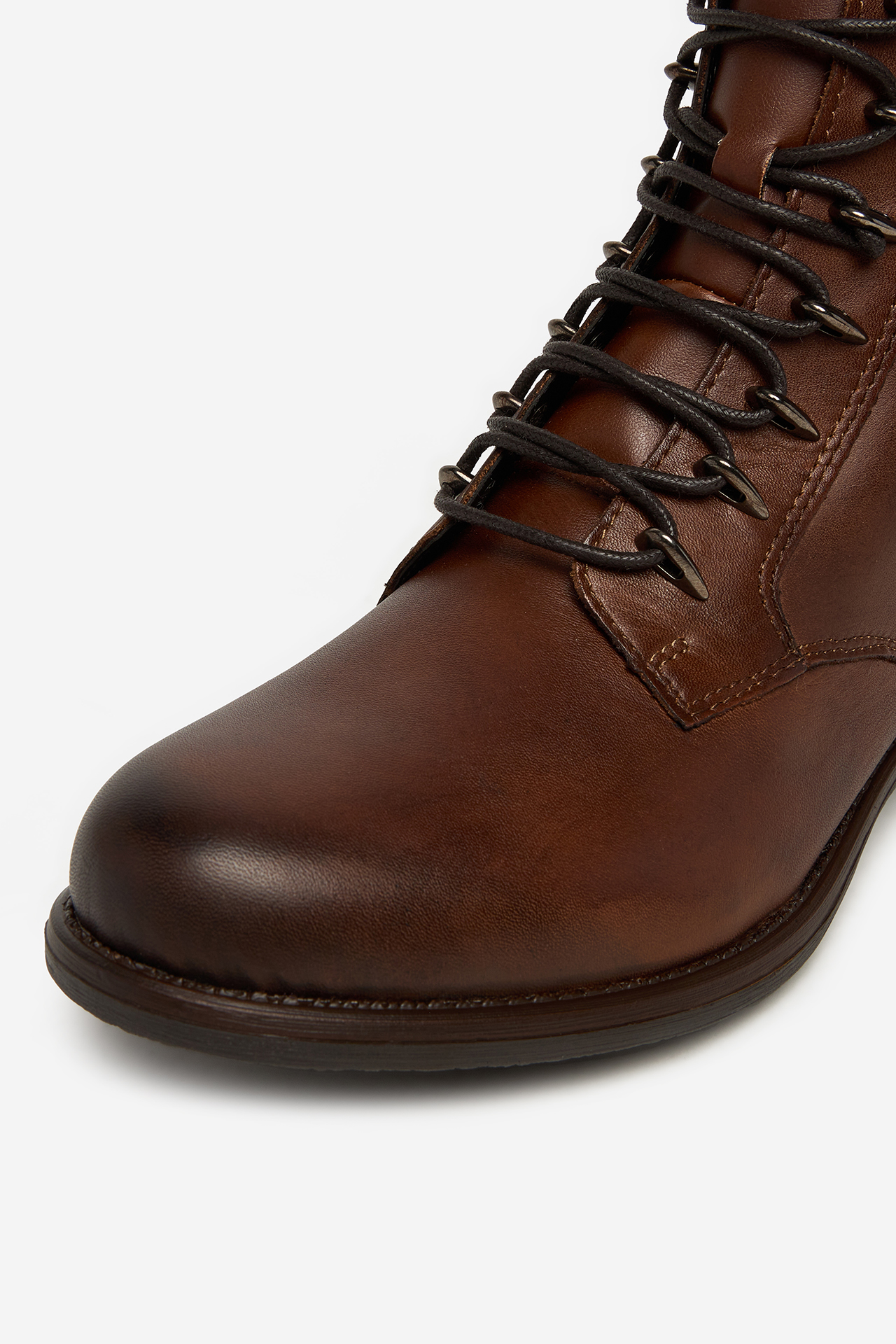 Šnurovacie topánky Hnedá