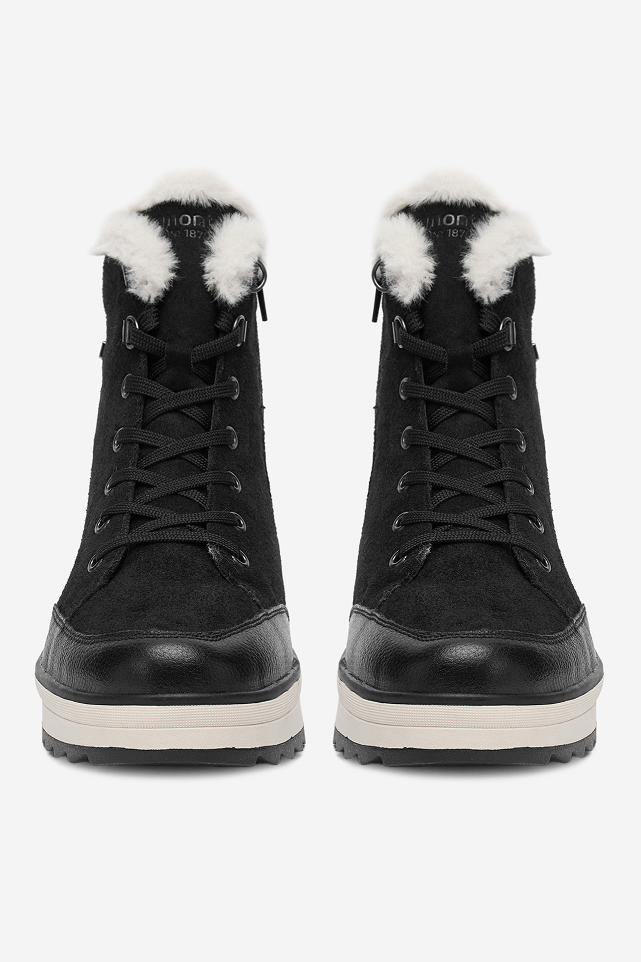 Šnurovacie topánky Čierna