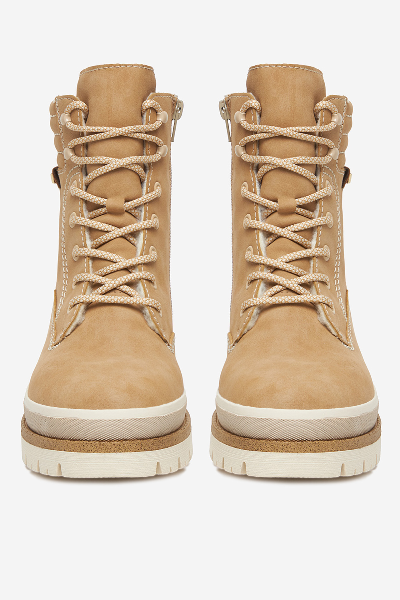 Kotníková obuv Béžová