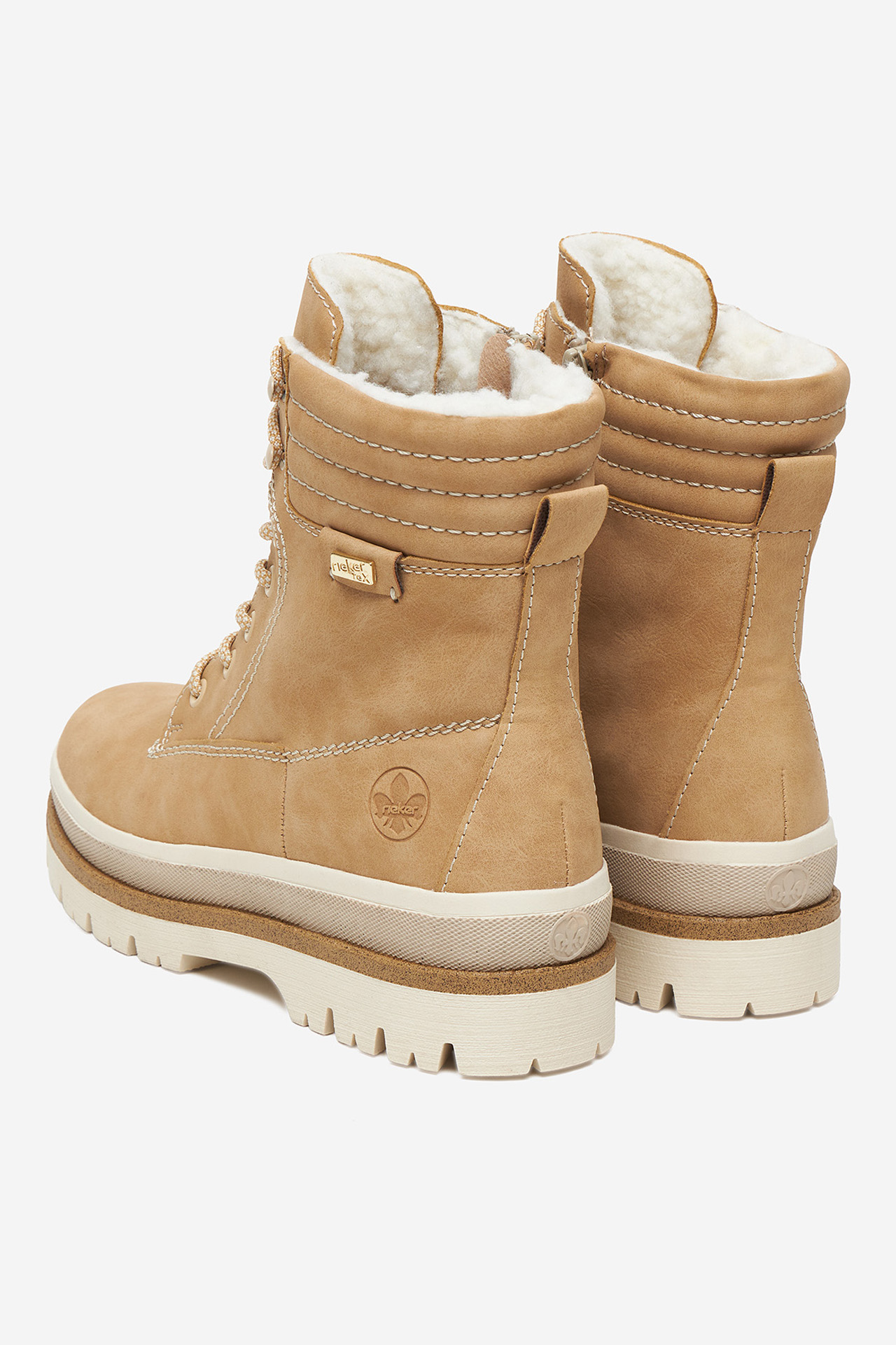 Kotníková obuv Béžová