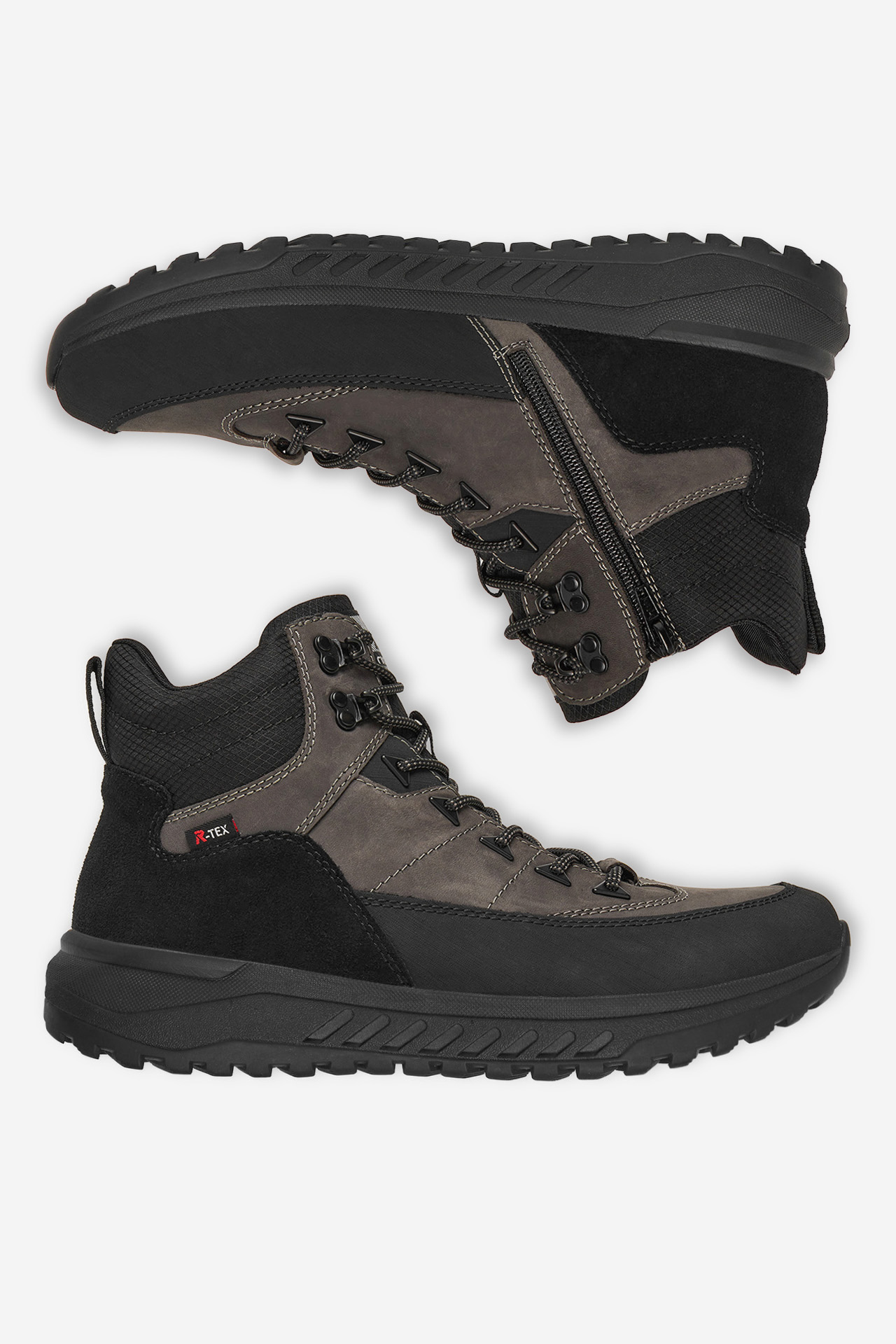 Šnurovacie topánky Tmavo šedá