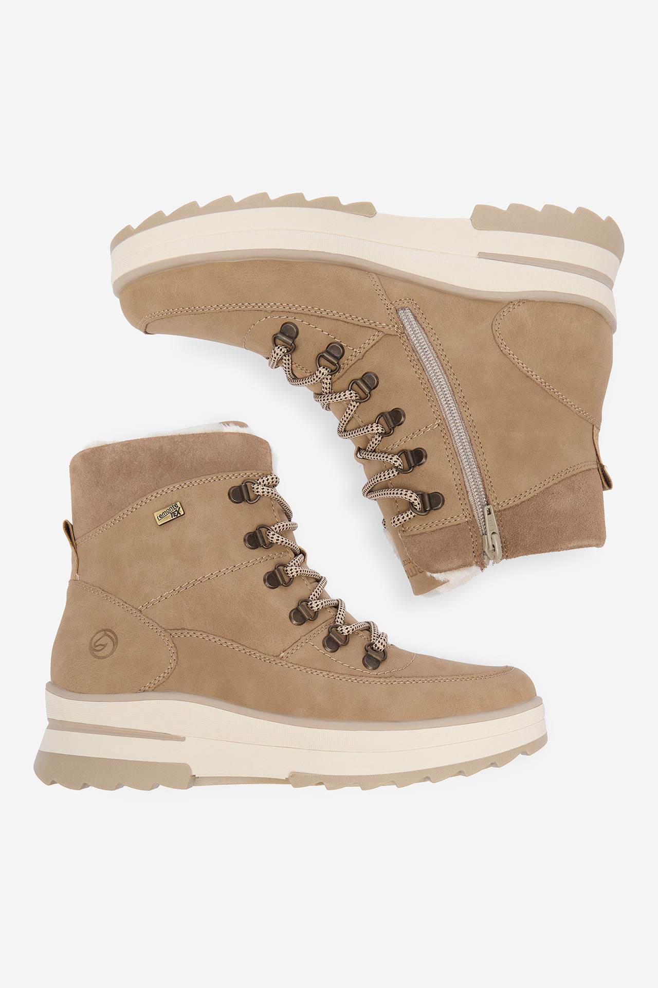 Kotníková obuv Béžová