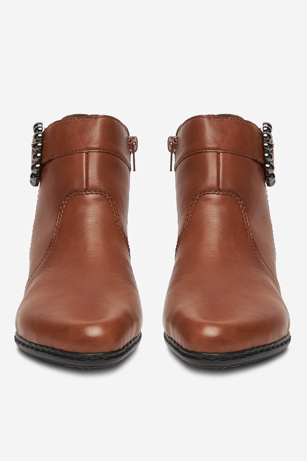 Gležnjače s vezicama Smeđe