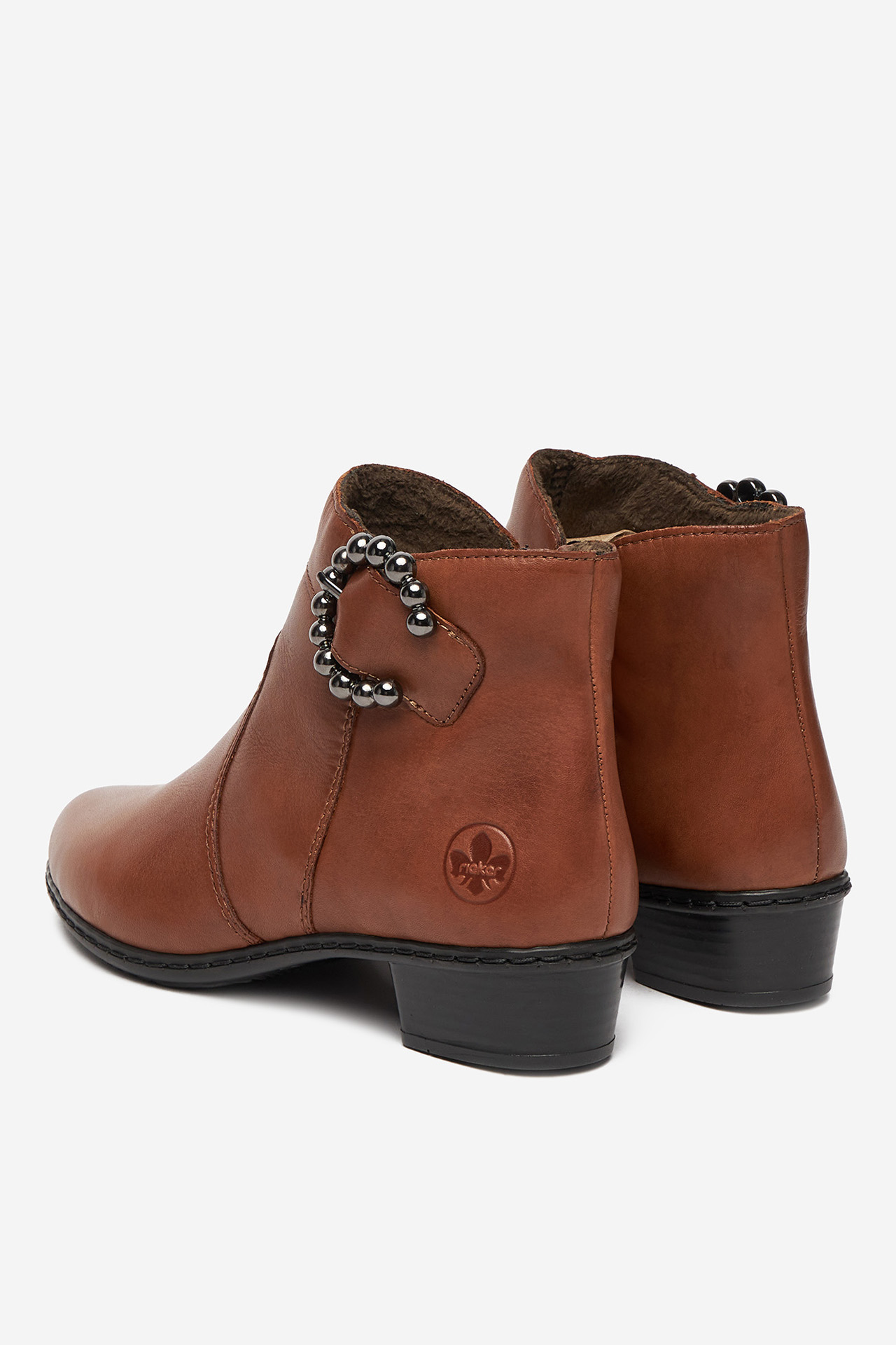 Gležnjače s vezicama Smeđe