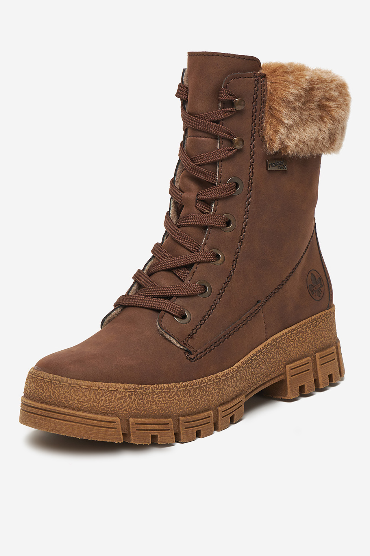 Kotníková obuv Tmavě hnědá