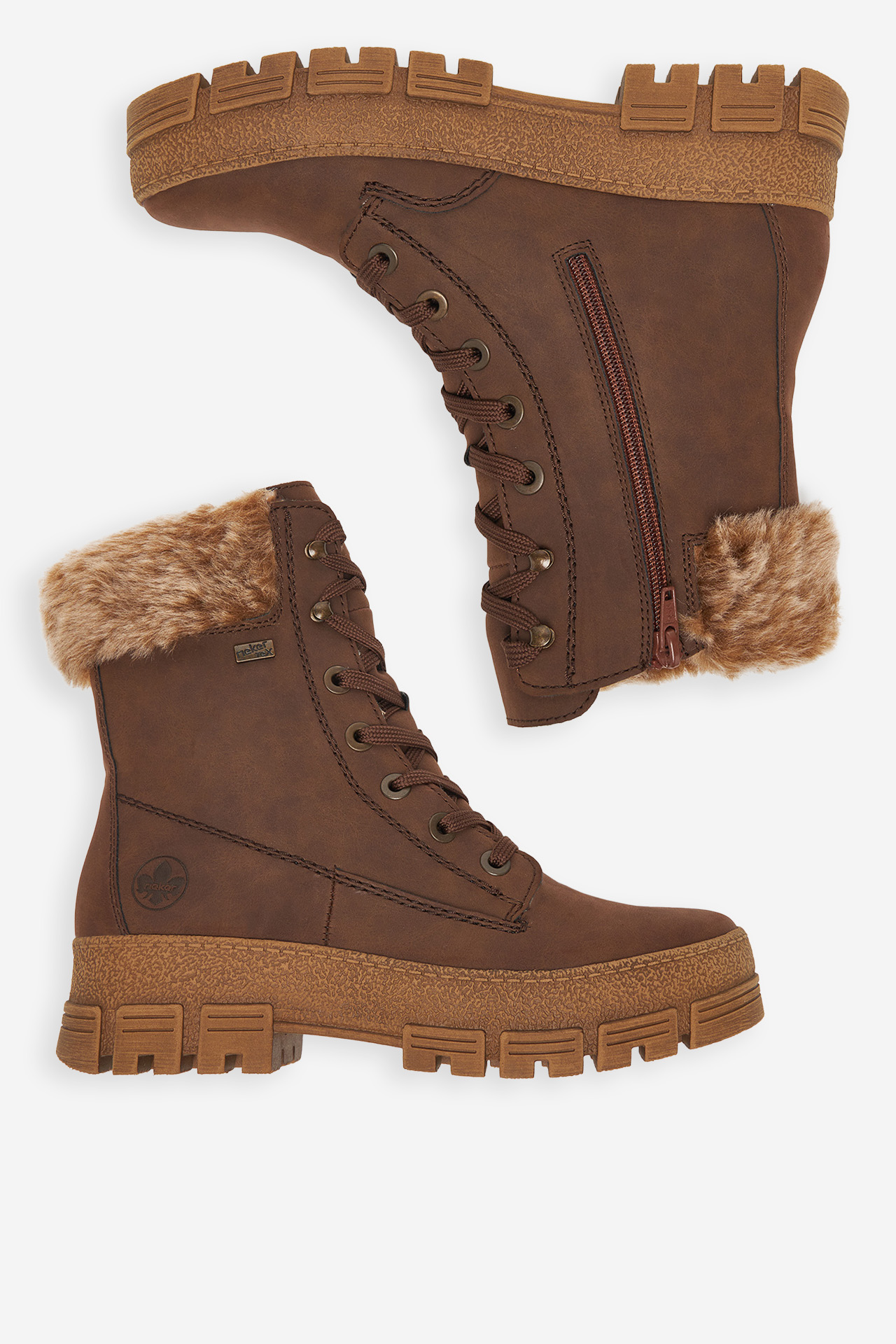 Kotníková obuv Tmavě hnědá