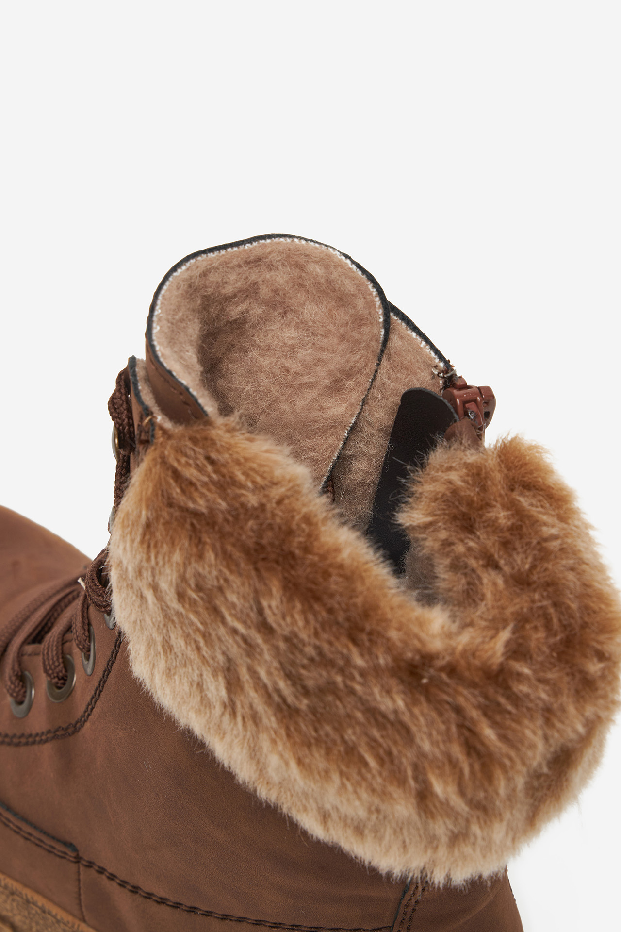 Kotníková obuv Tmavě hnědá