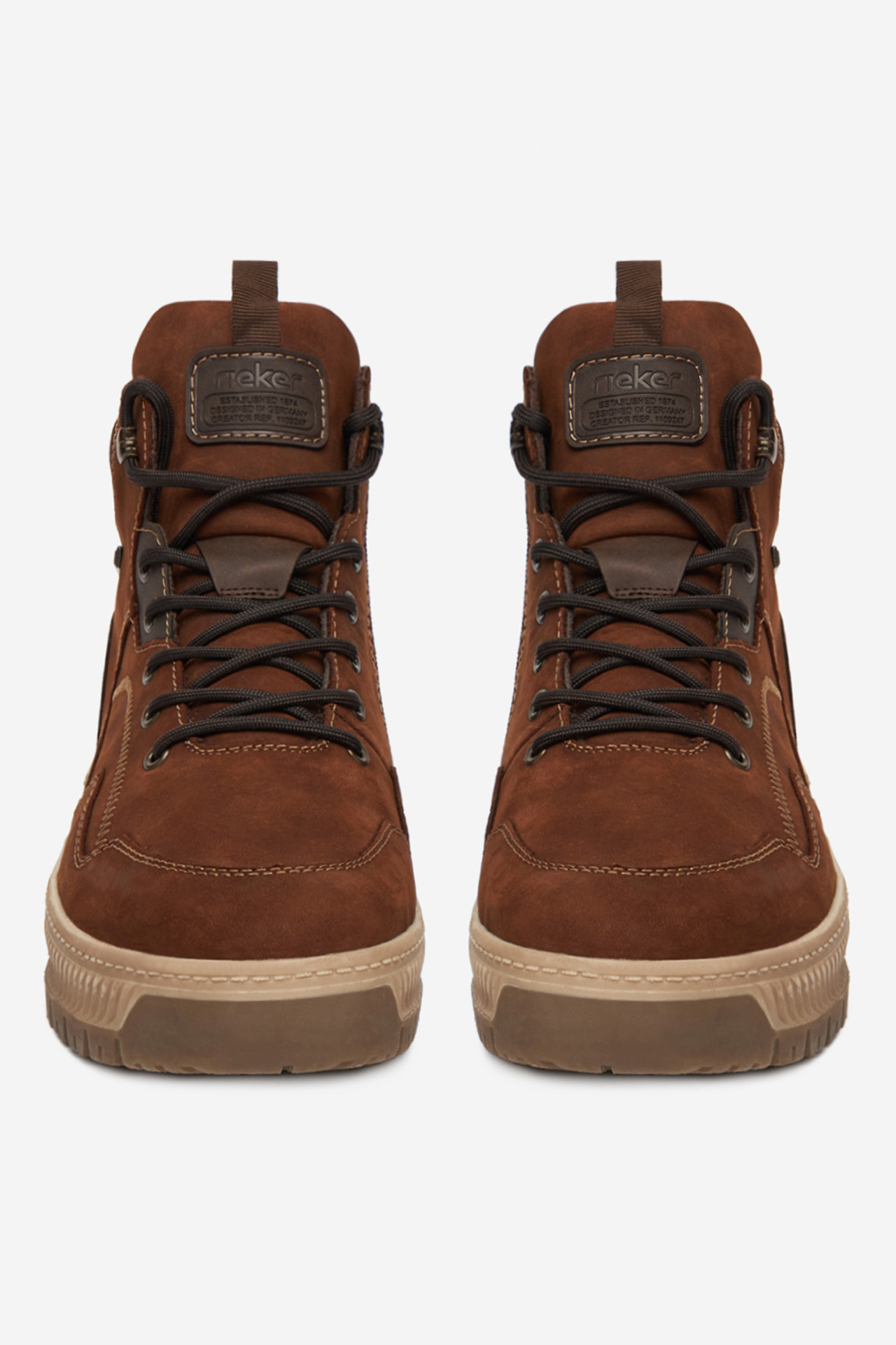 Šnurovacie topánky Hnedá