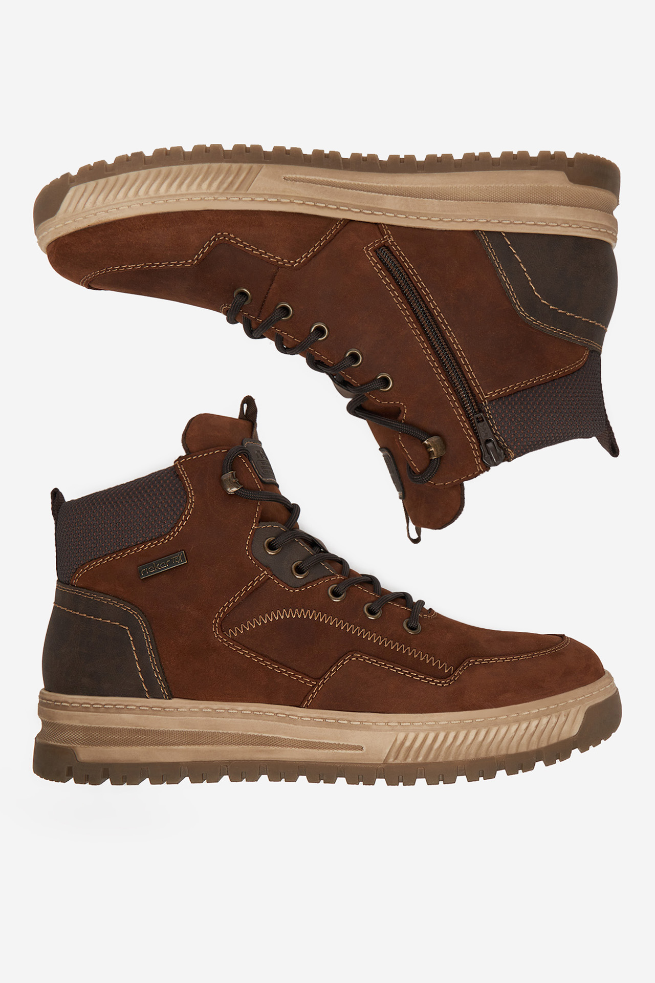 Šnurovacie topánky Hnedá