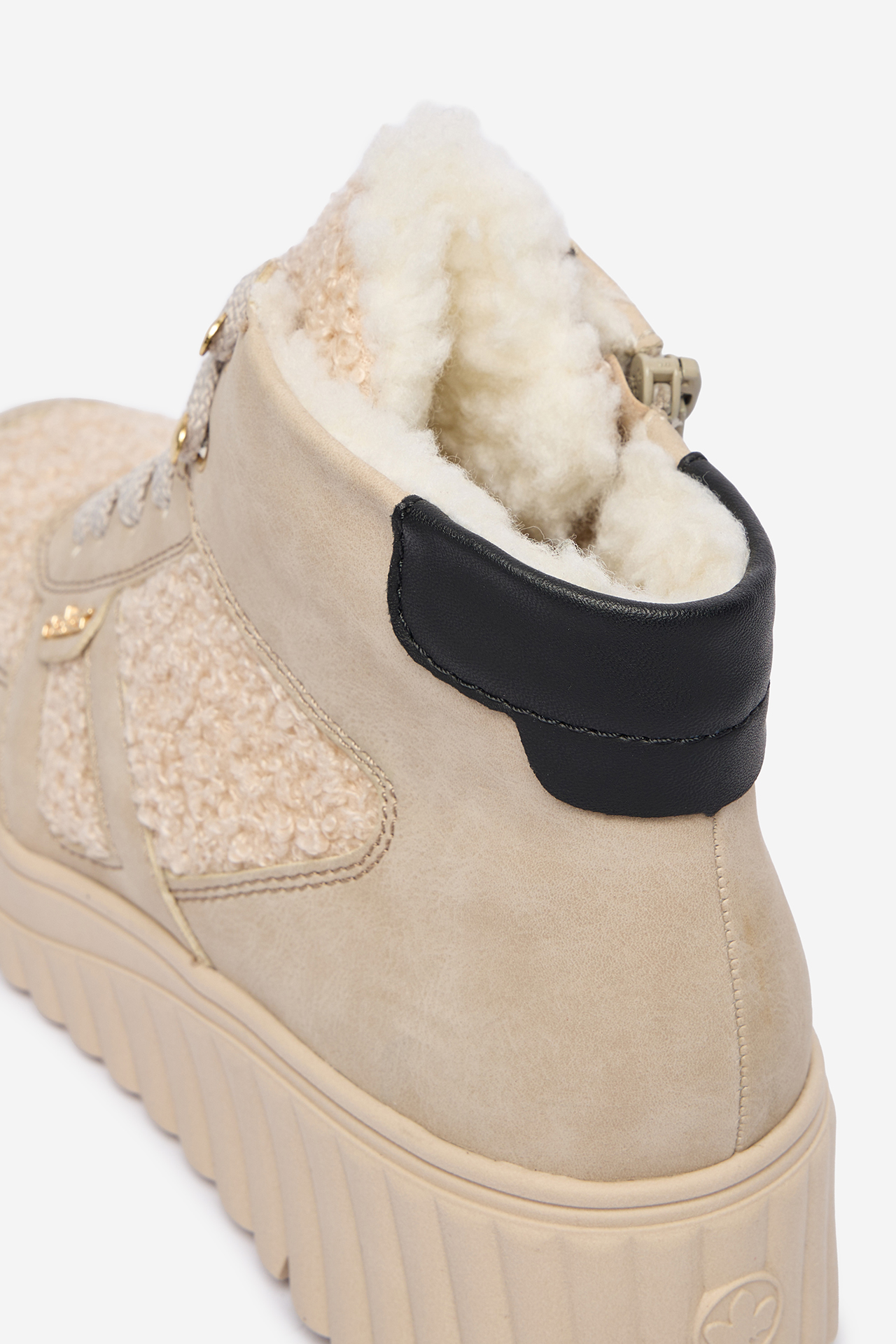 Kotníková obuv Béžová