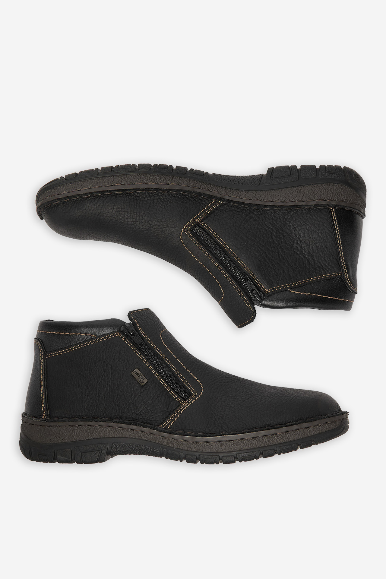 Členková obuv Čierna