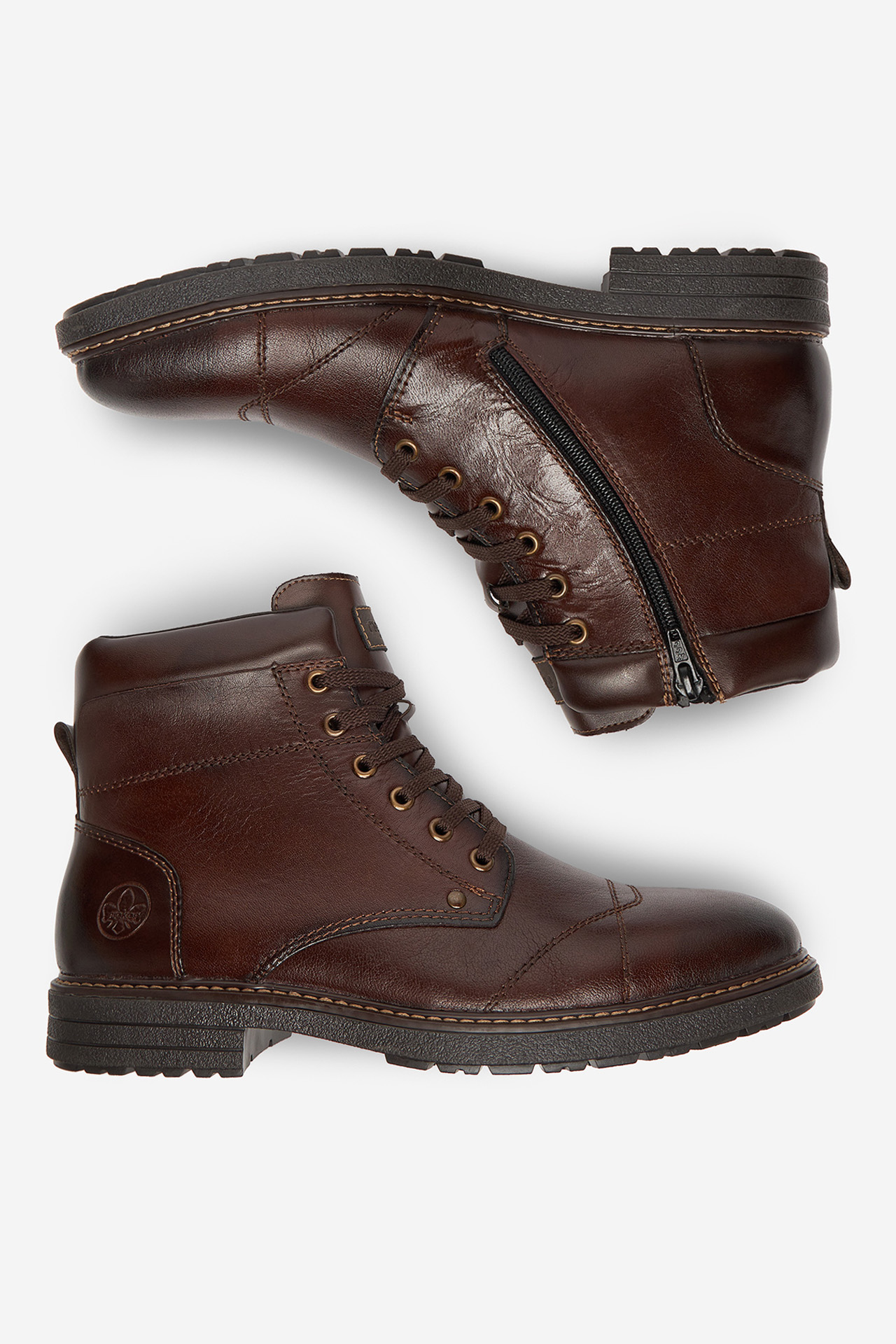 Kotníková obuv Hnědá