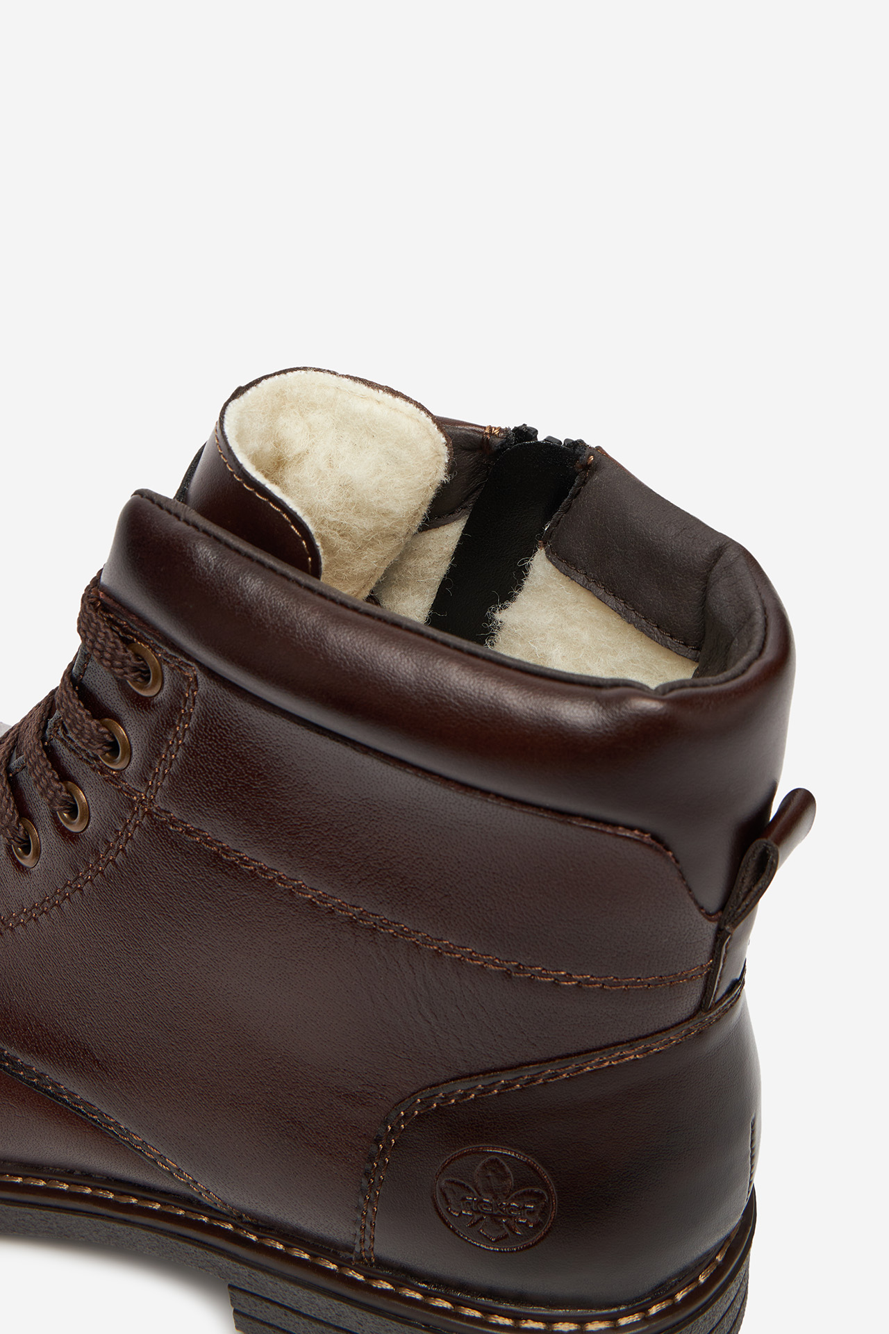 Kotníková obuv Hnědá