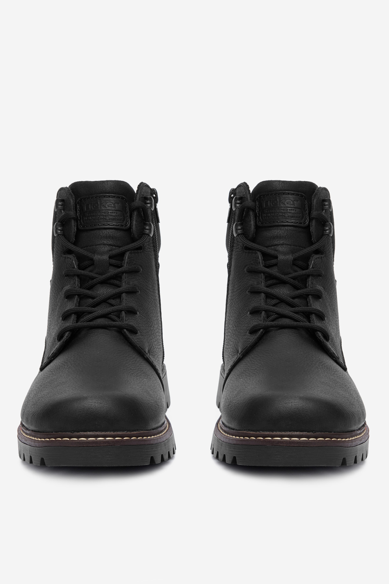 Šnurovacie topánky Čierna