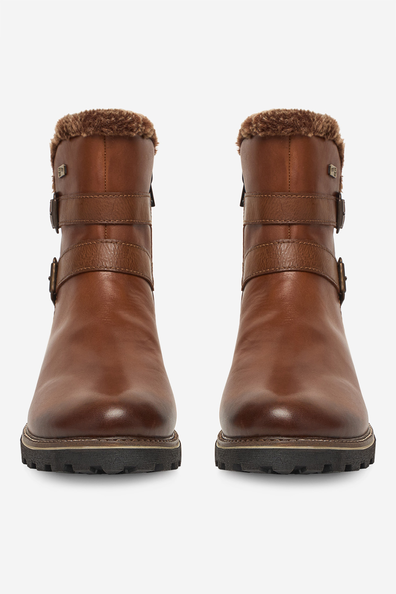 Kotníková obuv Hnědá