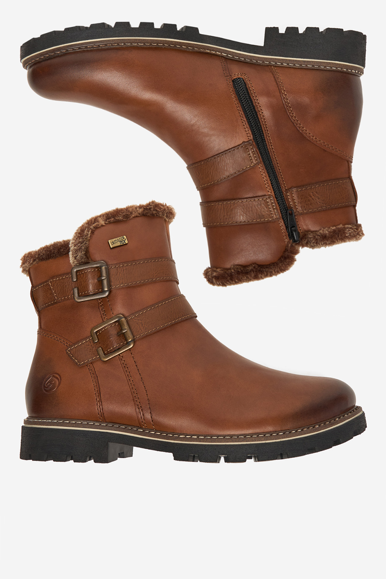 Kotníková obuv Hnědá