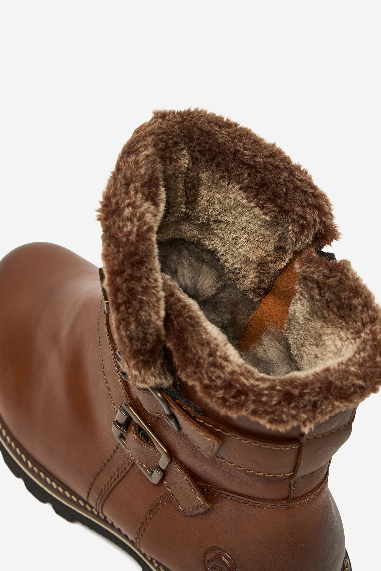 Kotníková obuv Hnědá