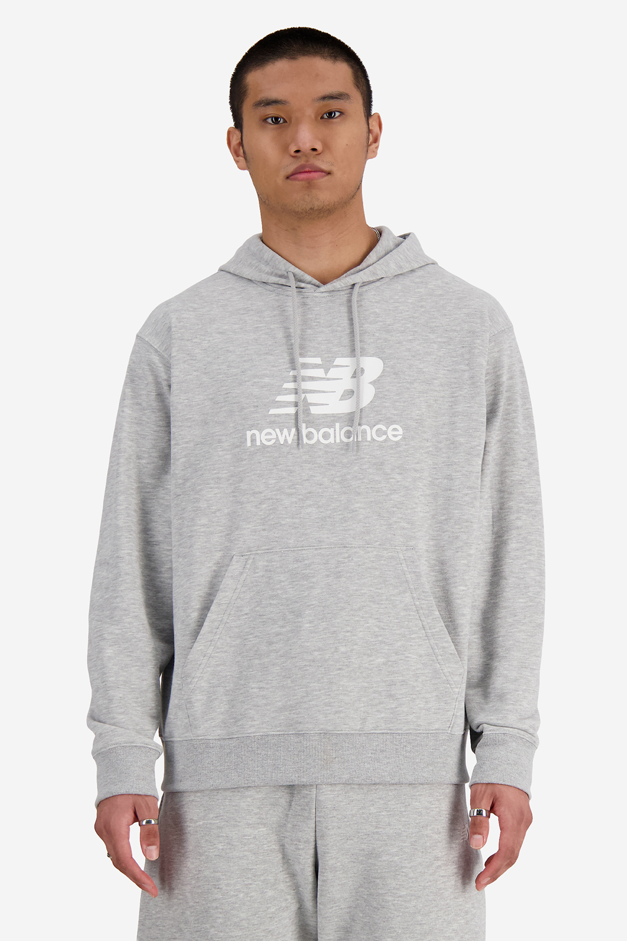 Bluza NEW BALANCE MT41501AG Szary