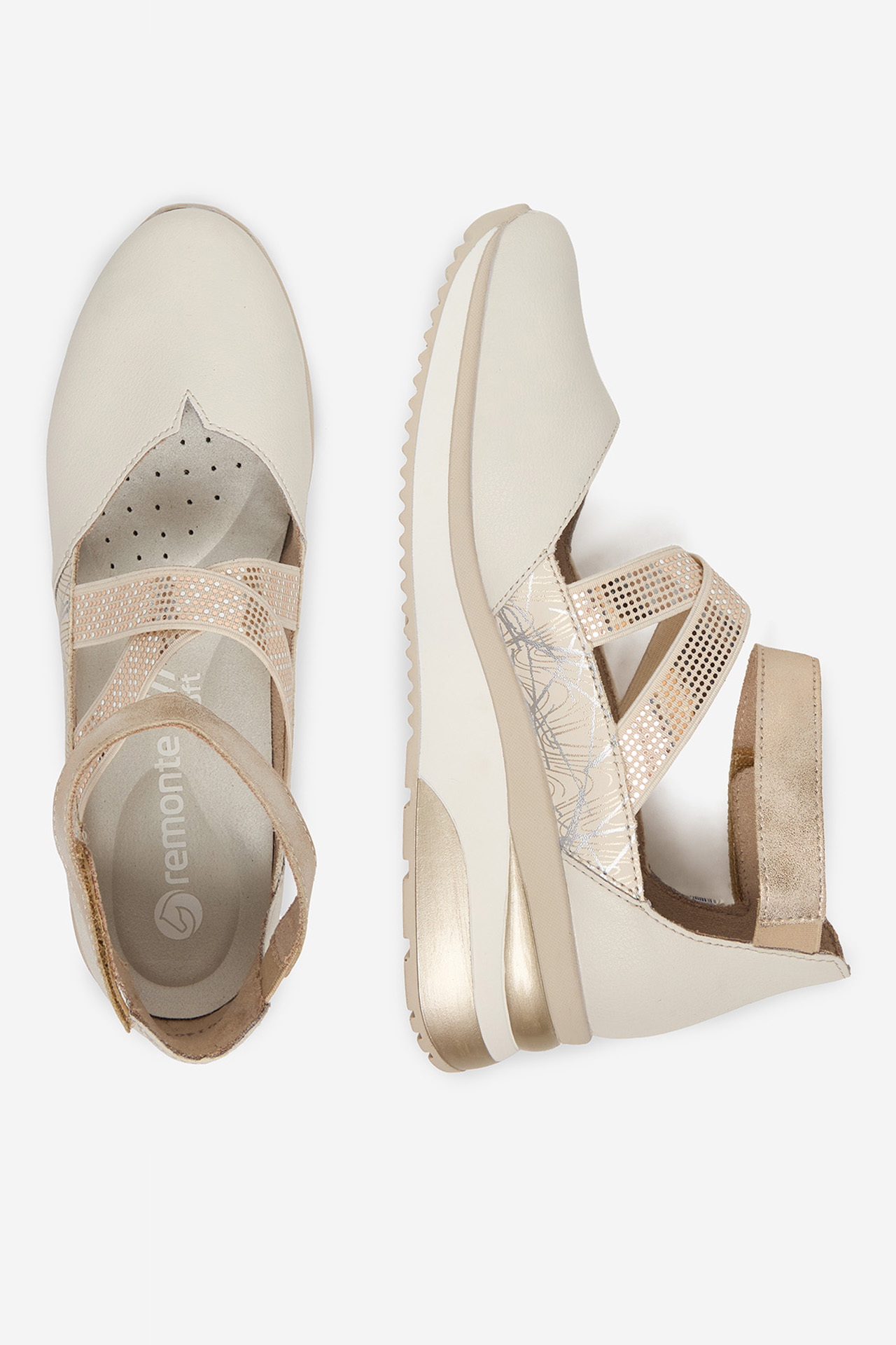 Polobotky Světle béžová