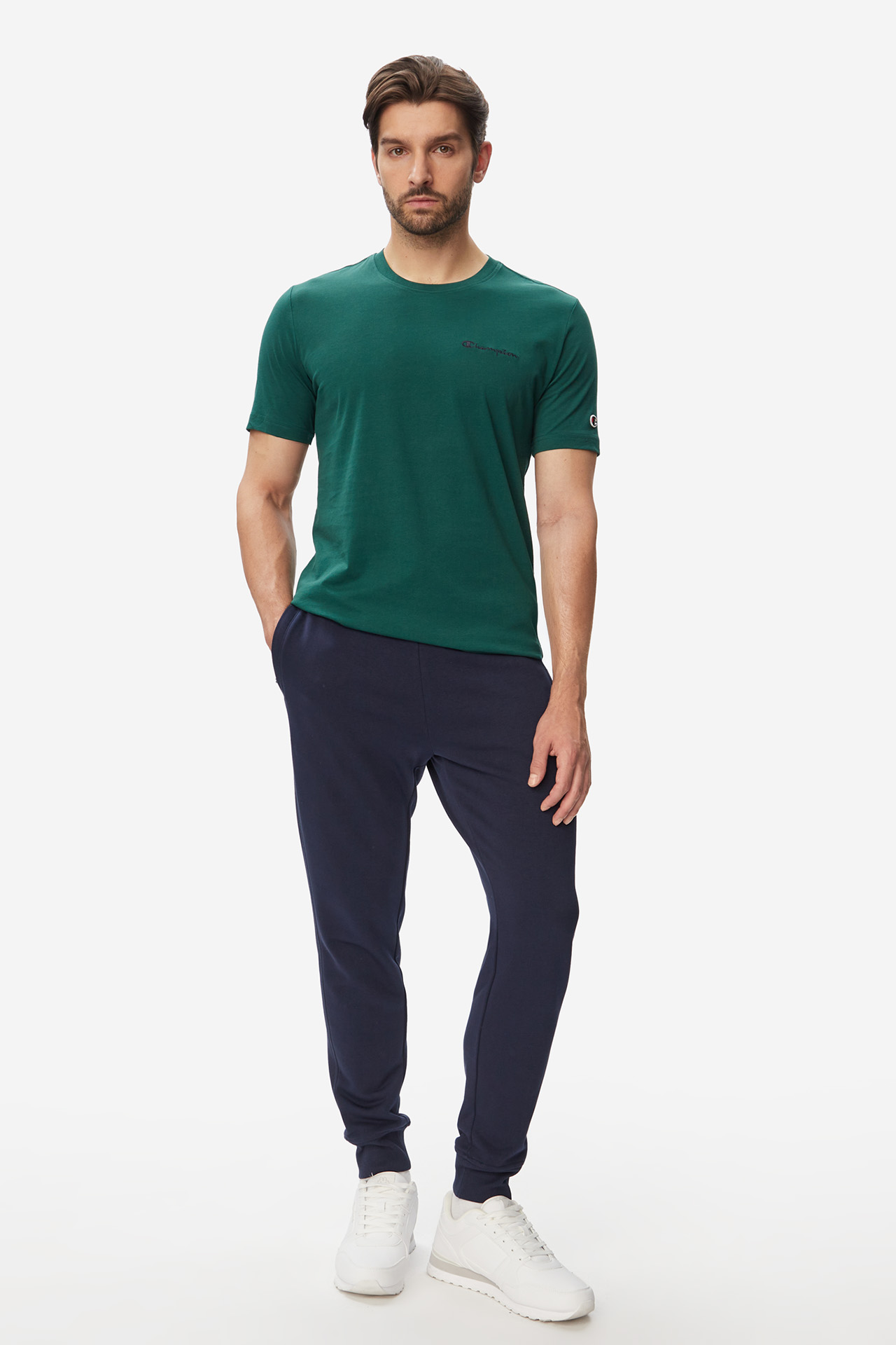 T-shirt CHAMPION 221798-GS584 Zielony