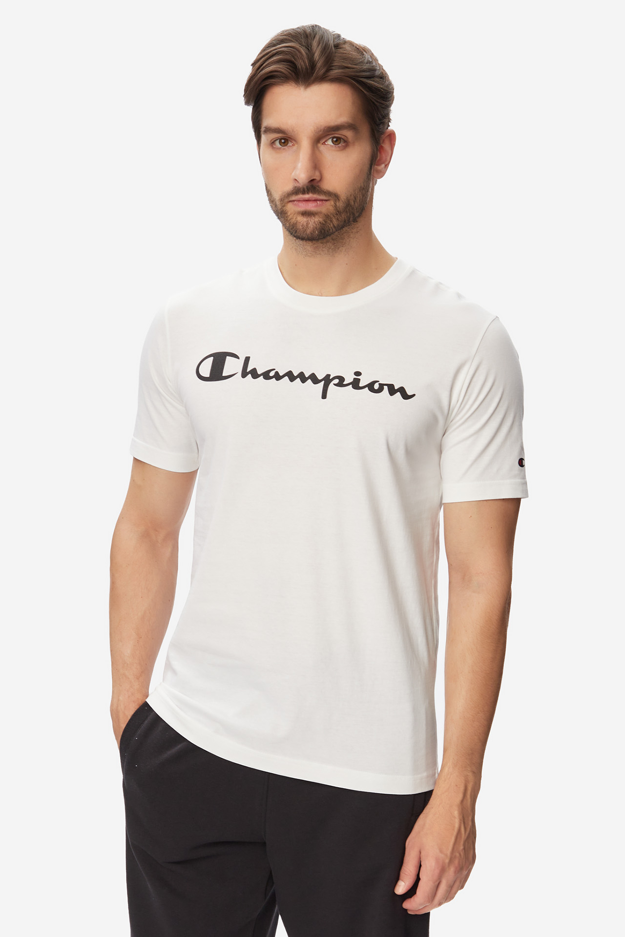 T-shirt CHAMPION 221814-WW001 Biały