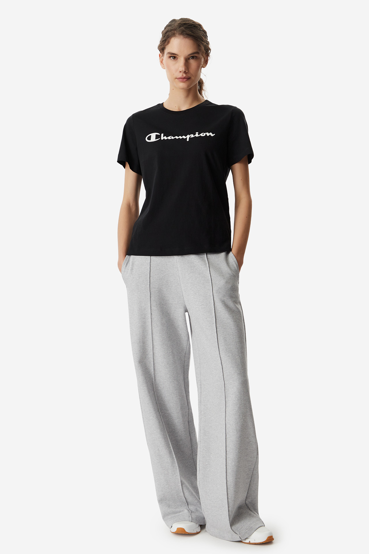 T-shirt CHAMPION 118428-KK001 Czarny