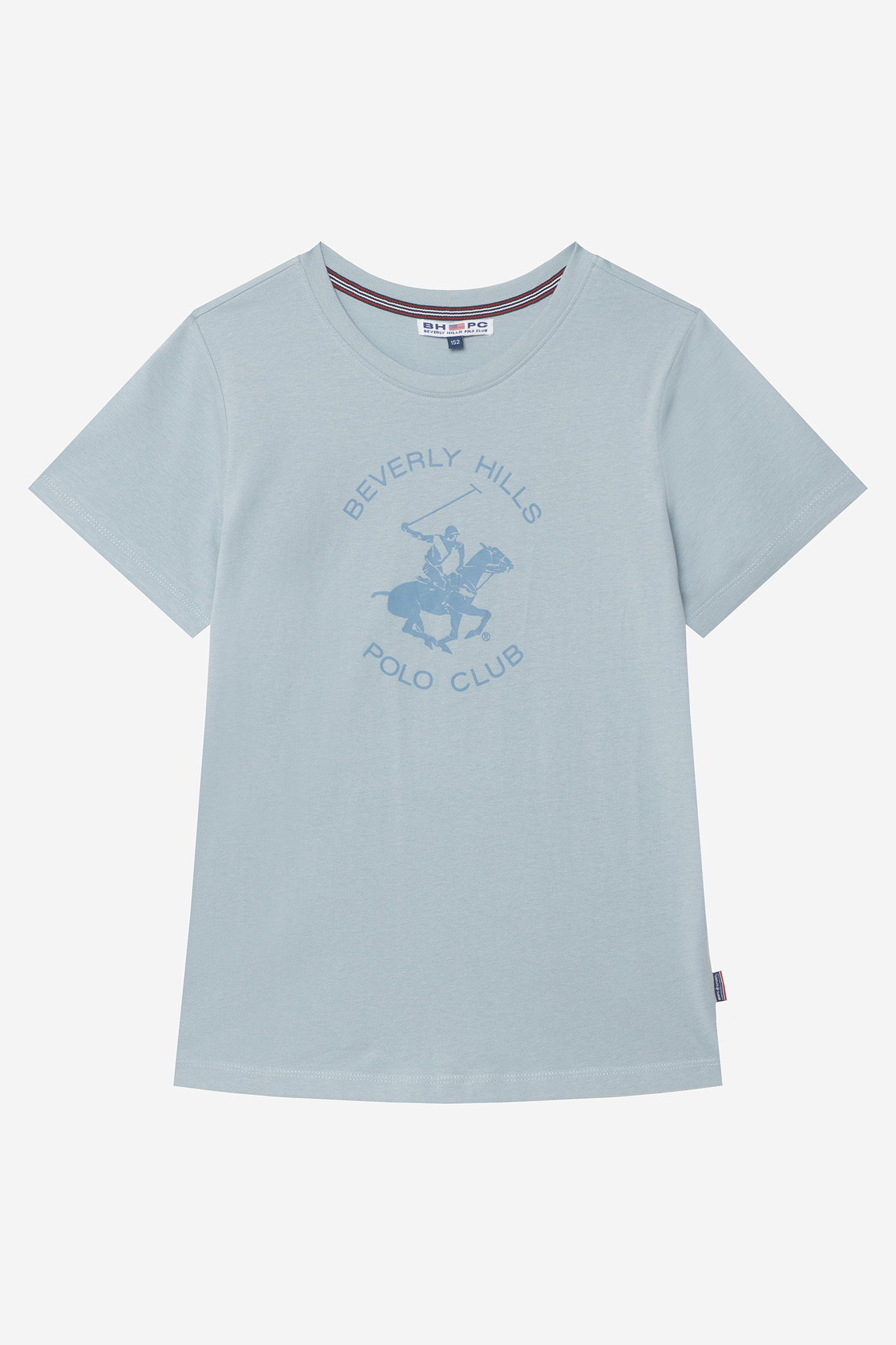 T-shirt BEVERLY HILLS POLO CLUB BR225-BTS010-37 Niebieski