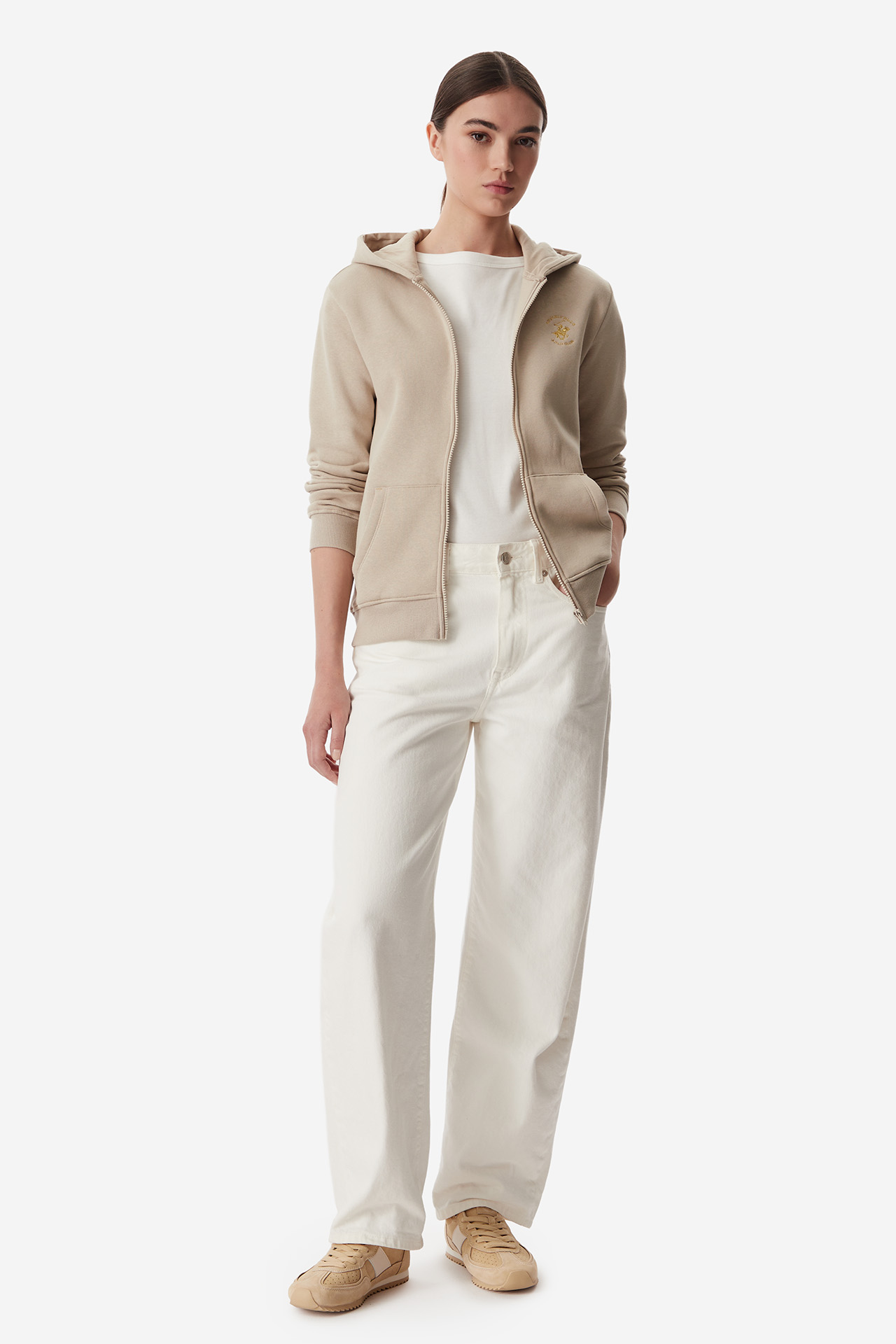 Bluza BEVERLY HILLS POLO CLUB BR225-WBL010-13 Beżowy
