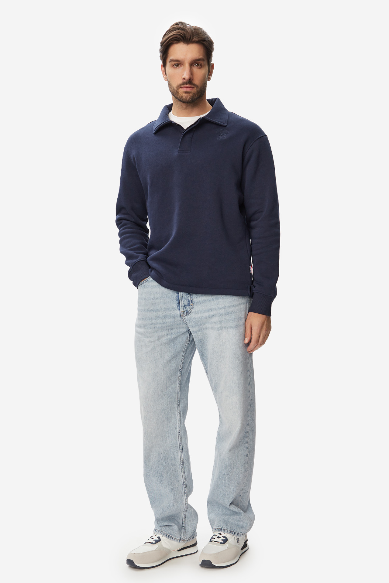 Bluza BEVERLY HILLS POLO CLUB BR225-MBL012-30 Granatowy