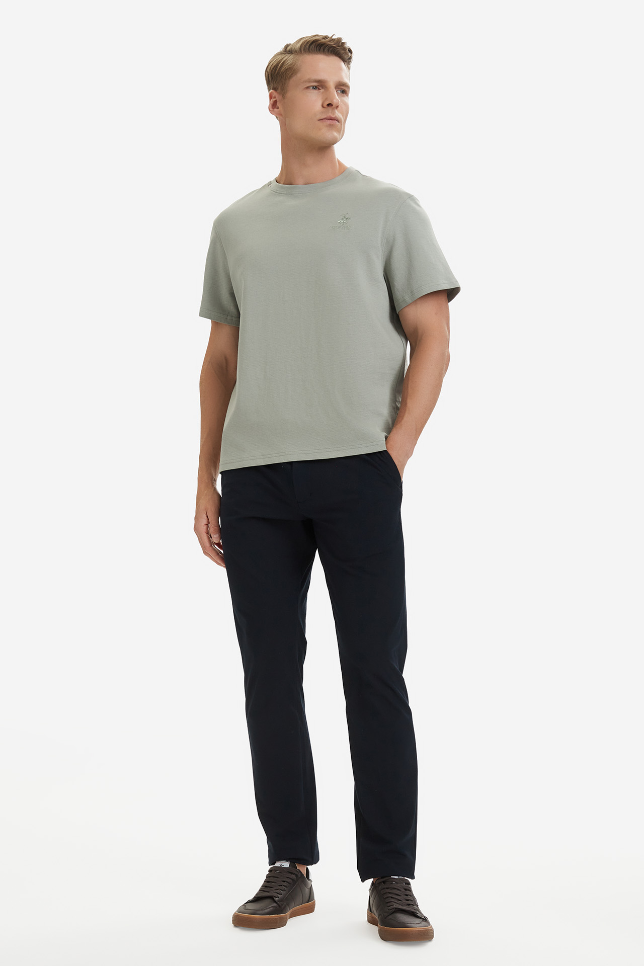 T-shirt BEVERLY HILLS POLO CLUB BR225-MTS012-44 Khaki