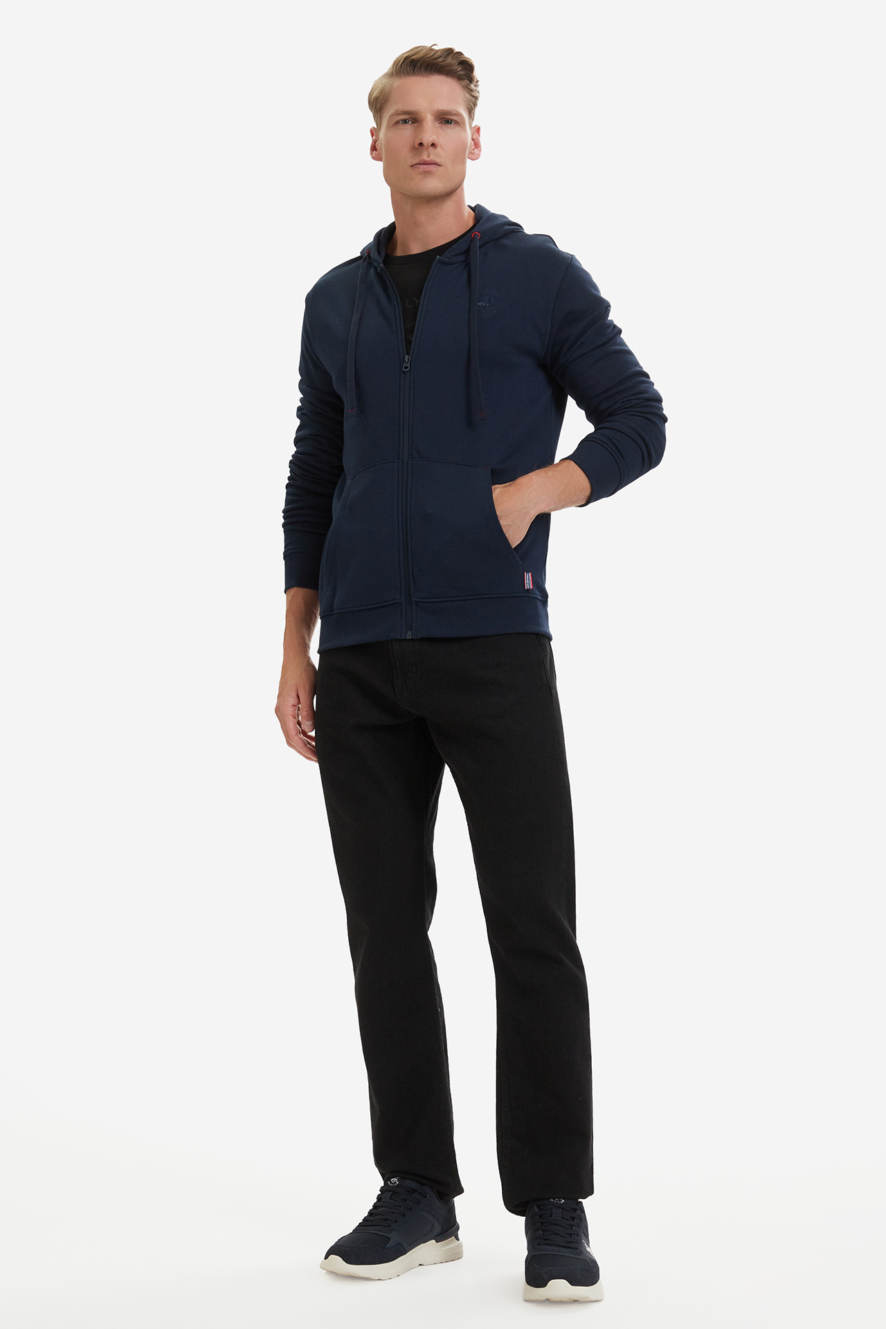 Bluza BEVERLY HILLS POLO CLUB BR225-MBL010-30 Granatowy
