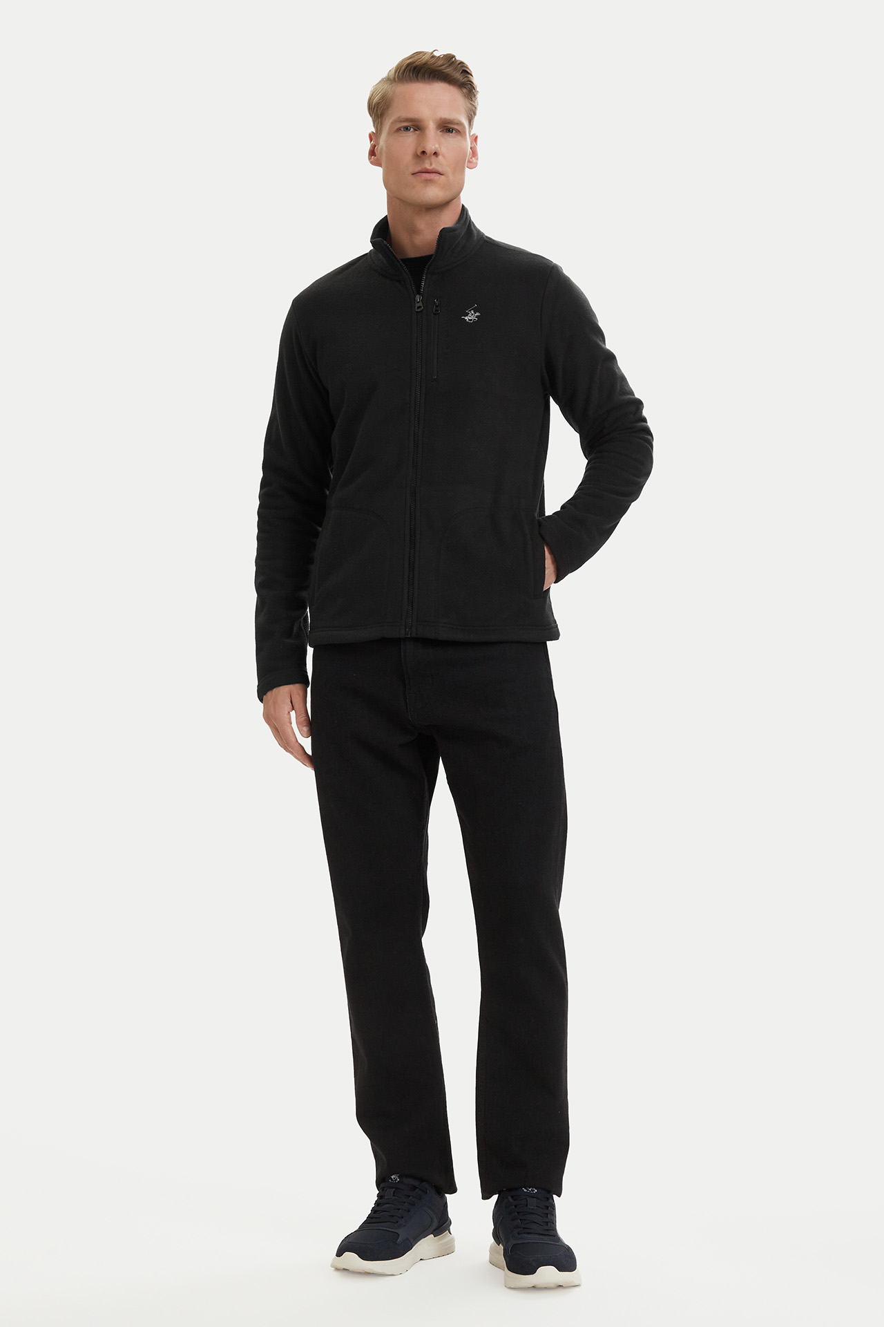 Bluza BEVERLY HILLS POLO CLUB P-FW26M-F7187 Czarny